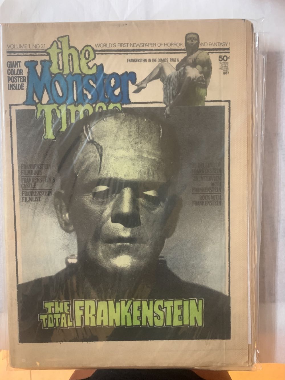 The Monster Times  (April) magazine collectible - Main Image 2