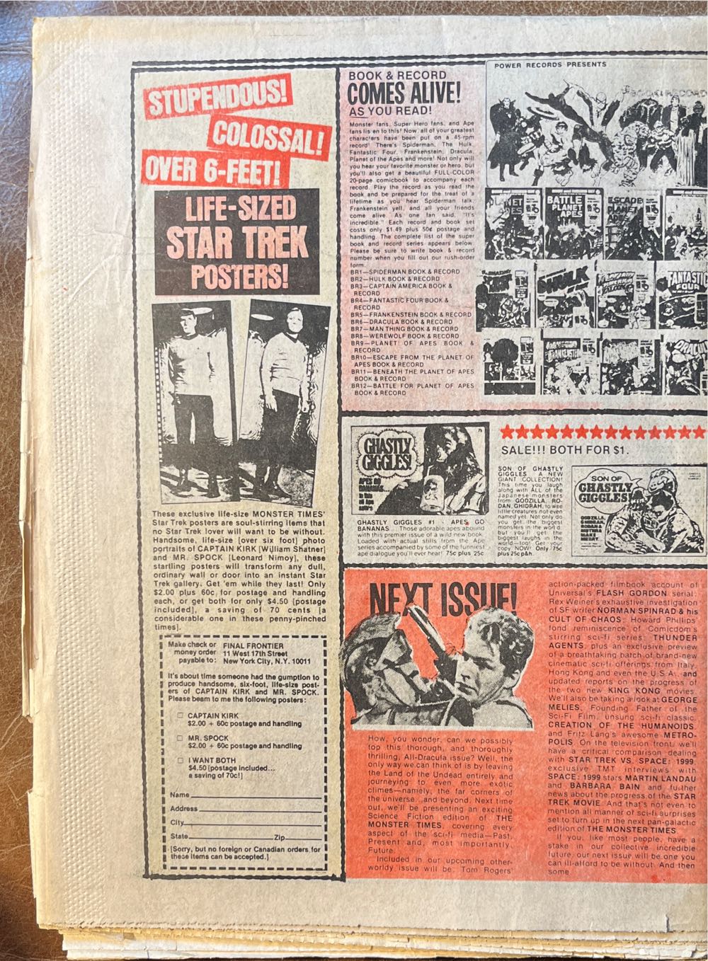 The Monster Times 46  (March) magazine collectible - Main Image 2