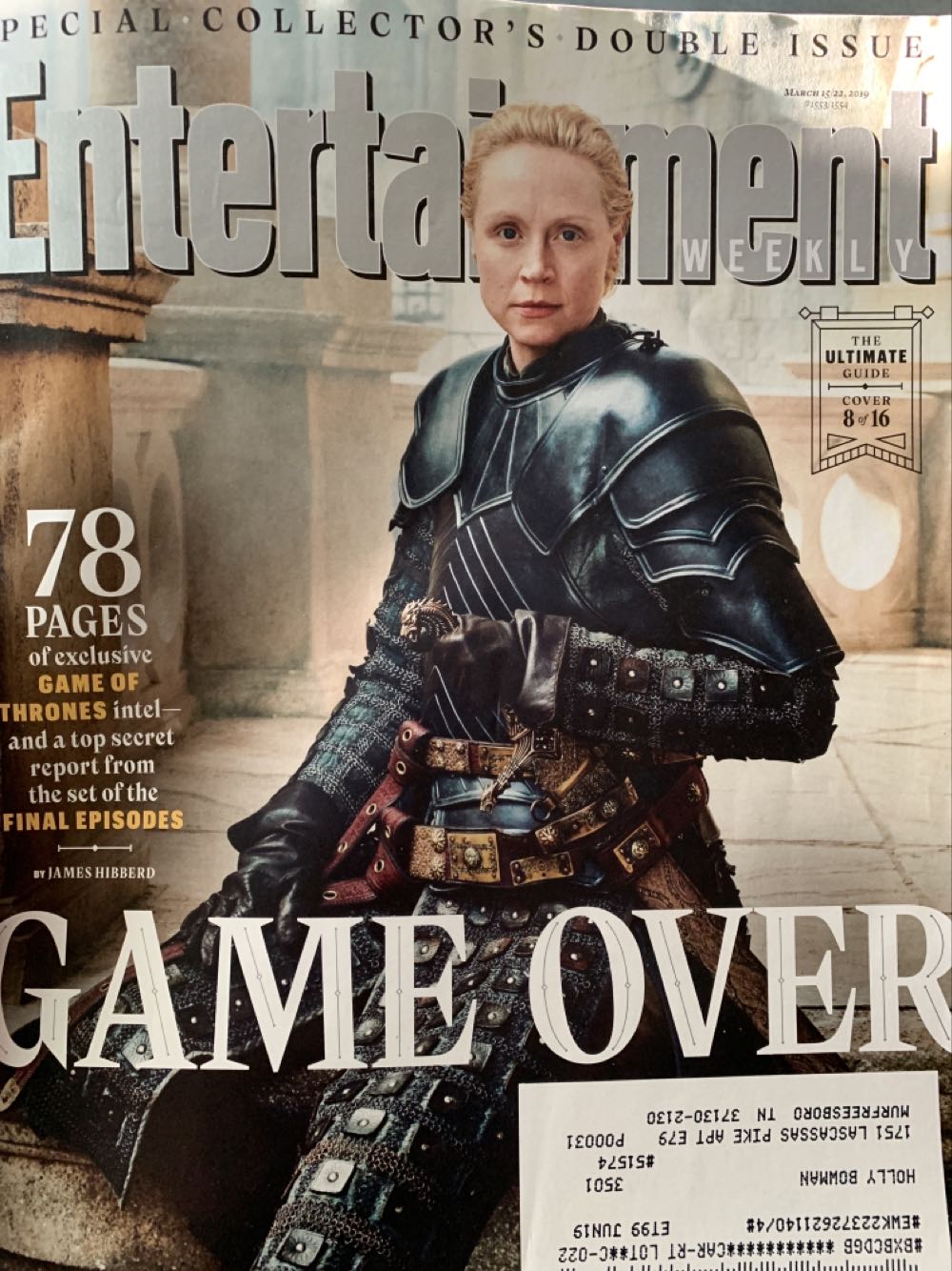 Game Over- Sir Brienne  magazine collectible [Barcode 888526102152] - Main Image 2