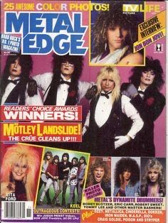 Metal Edge  (November) magazine collectible [Barcode 070989336971] - Main Image 1