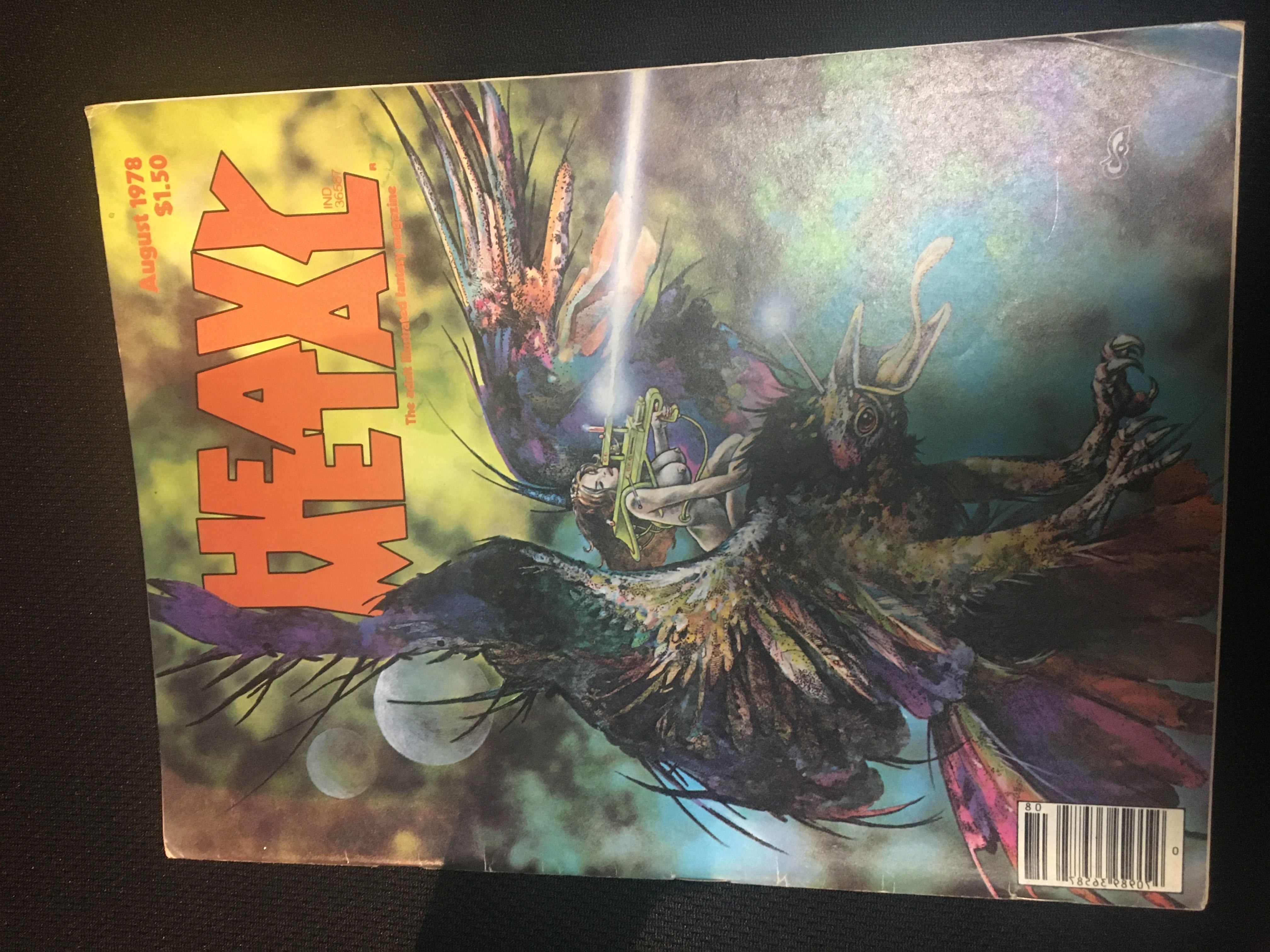 Heavy Metal  (August) magazine collectible [Barcode 070989365872] - Main Image 1