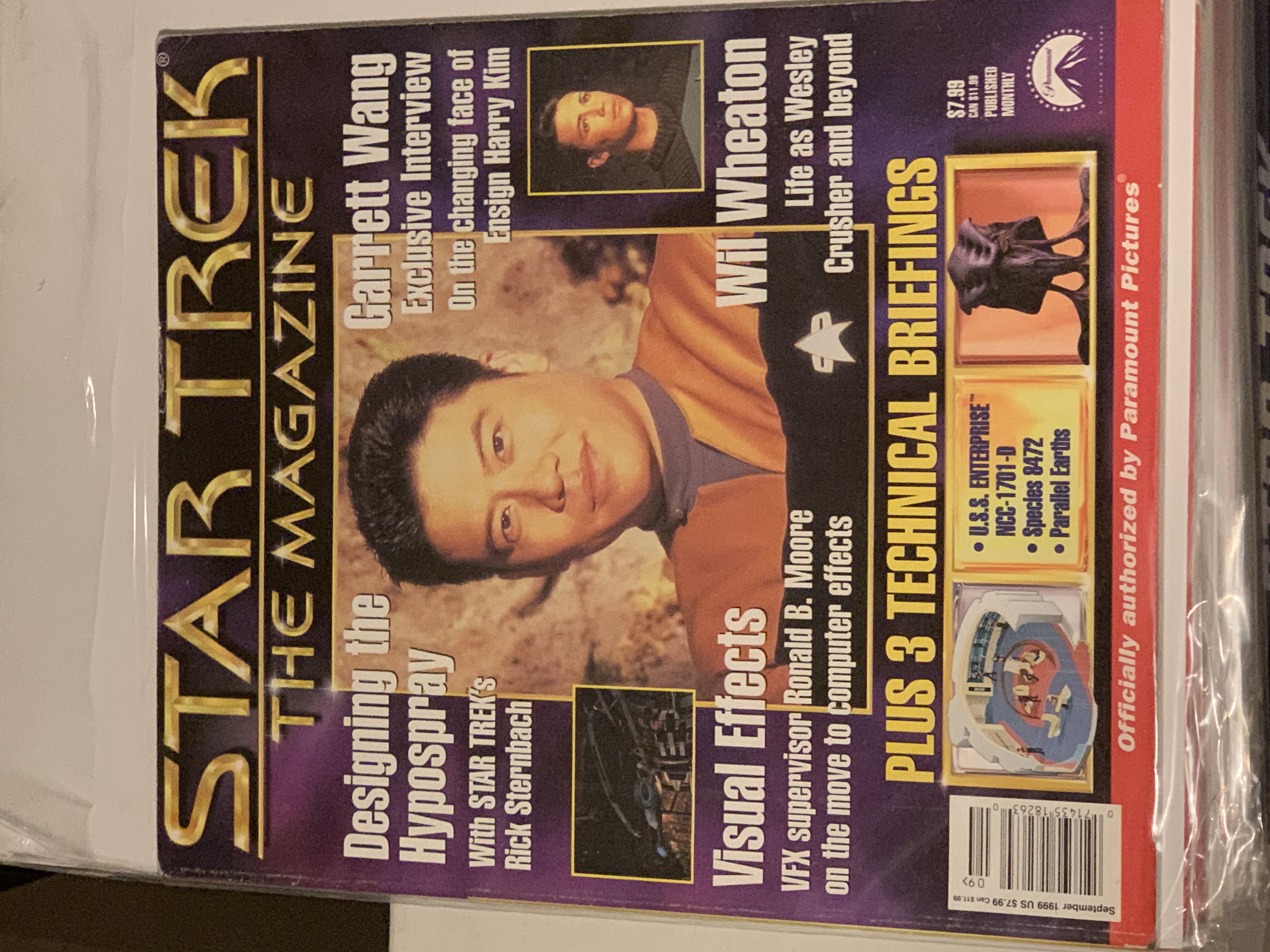 Star Trek : The Magazine Vol. 1 No. 5  (September) magazine collectible [Barcode 071435182630] - Main Image 1