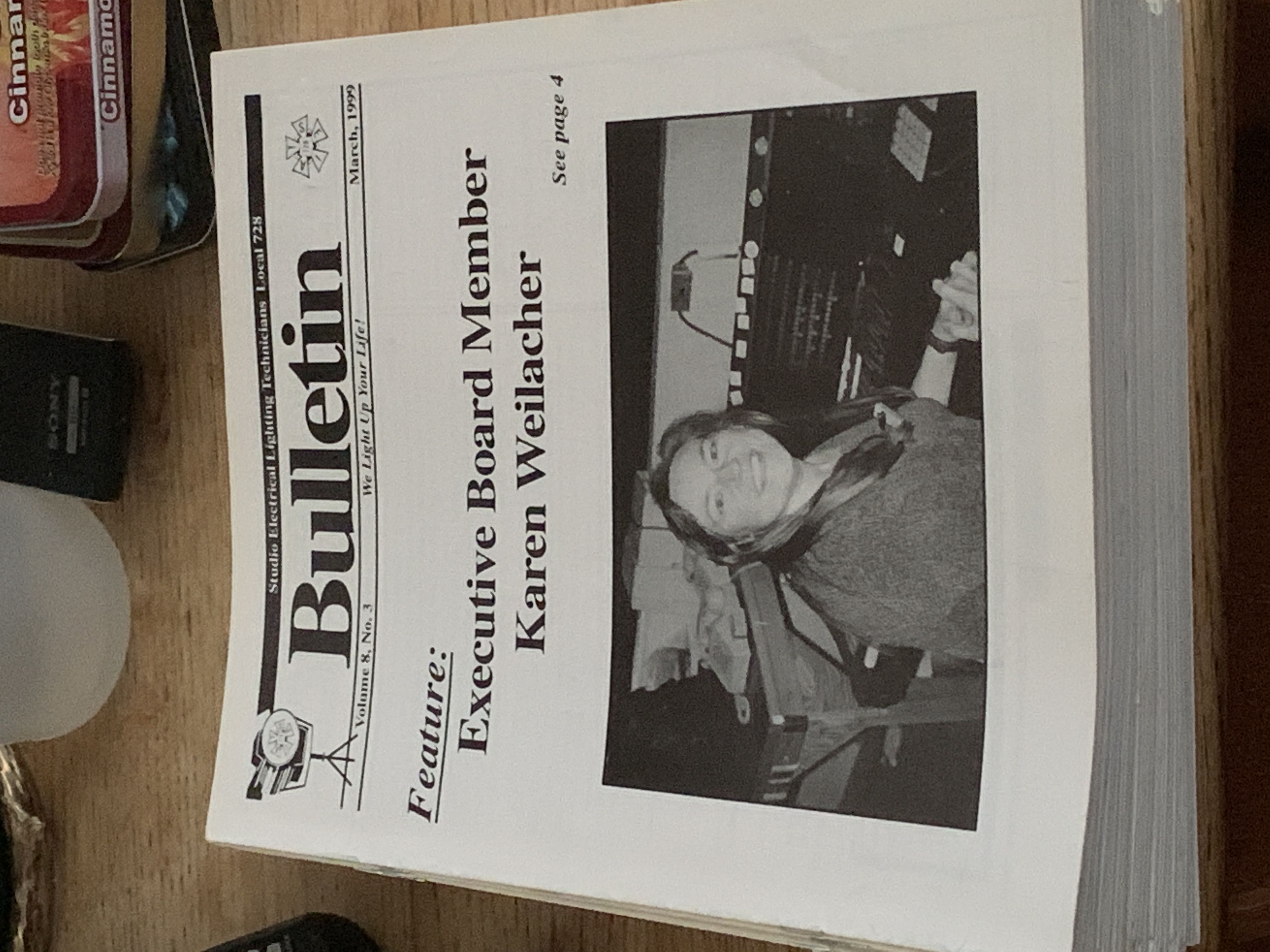 IATSE Local 728 Bulletin (March) magazine collectible - Main Image 1