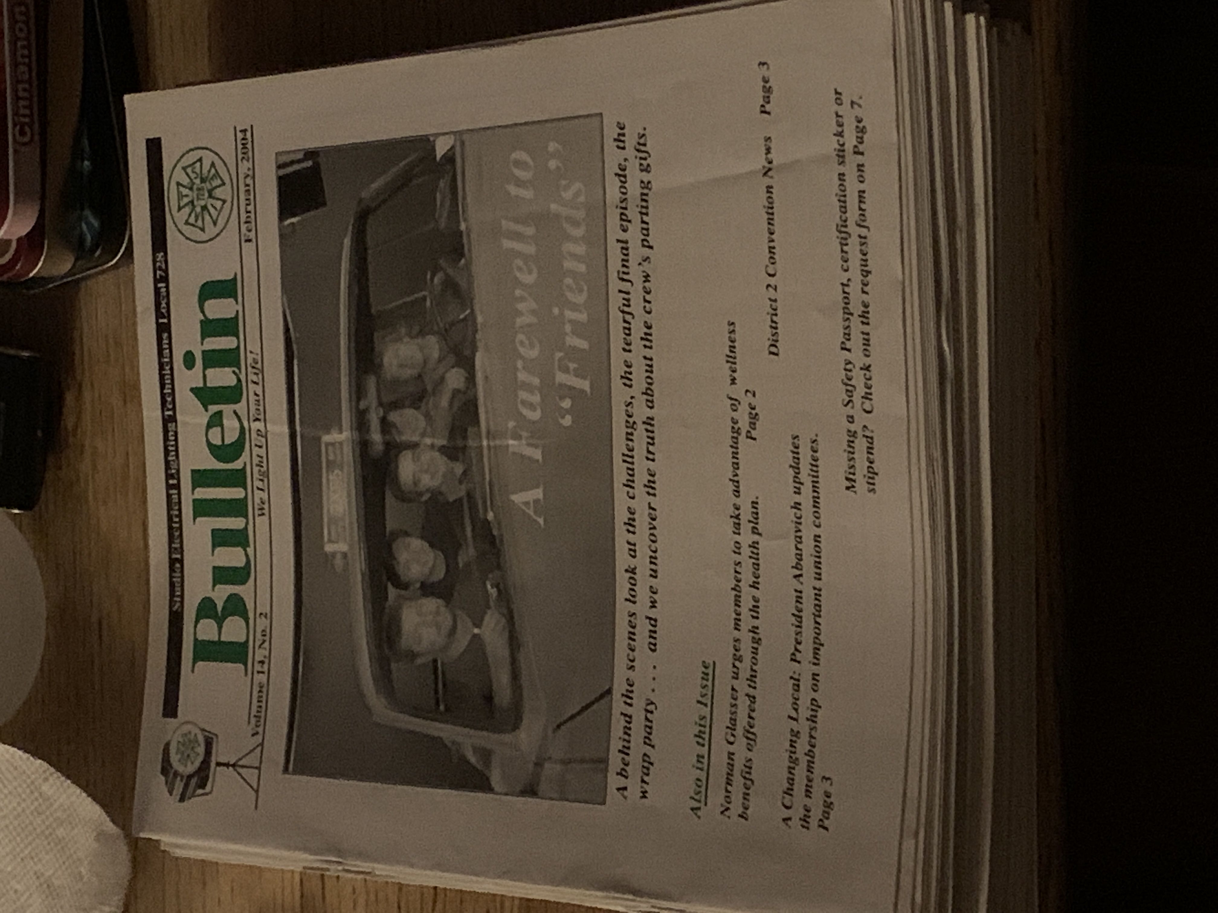 IATSE Local 728 Bulletin