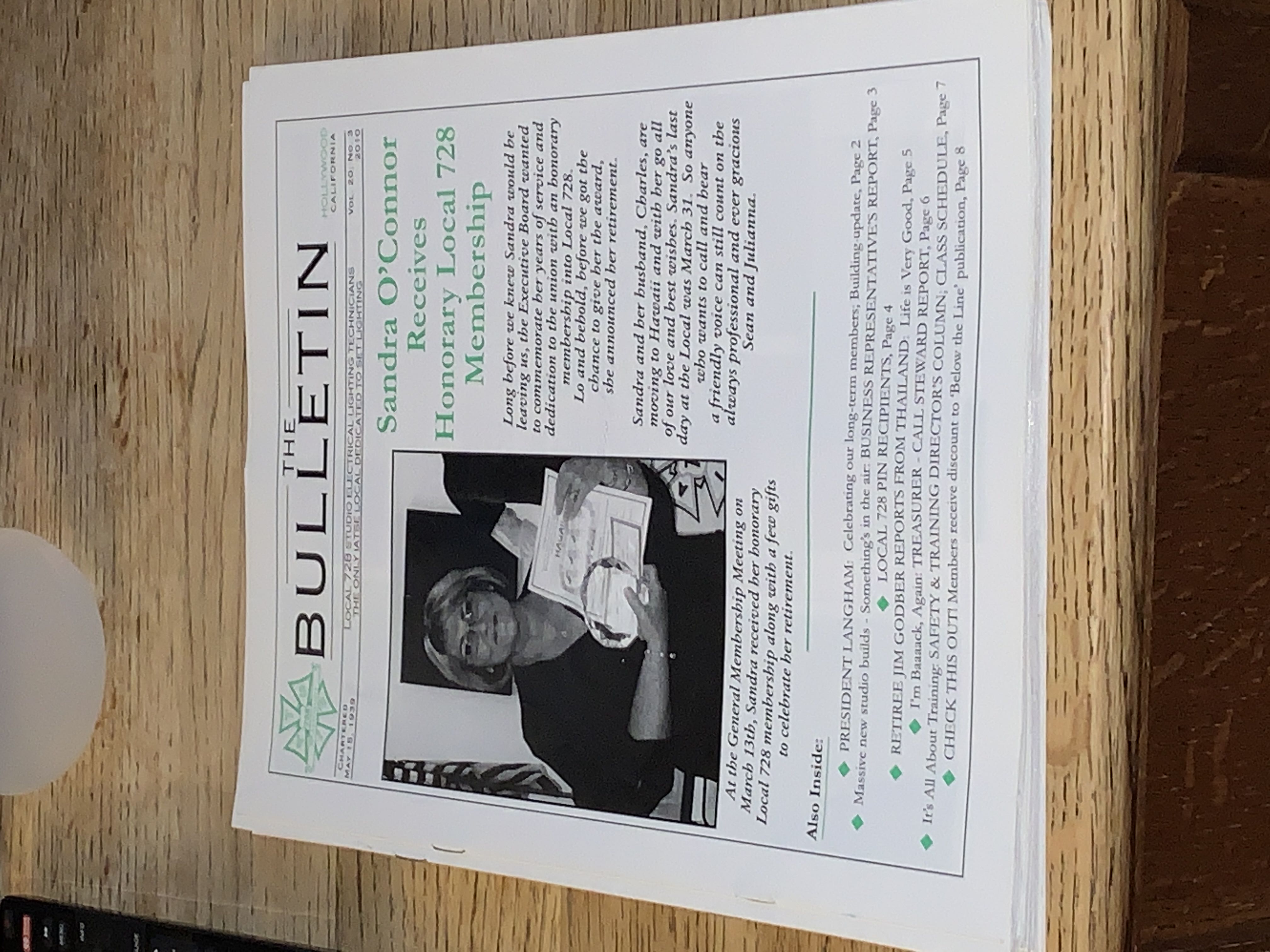 IATSE Local 728 Bulletin