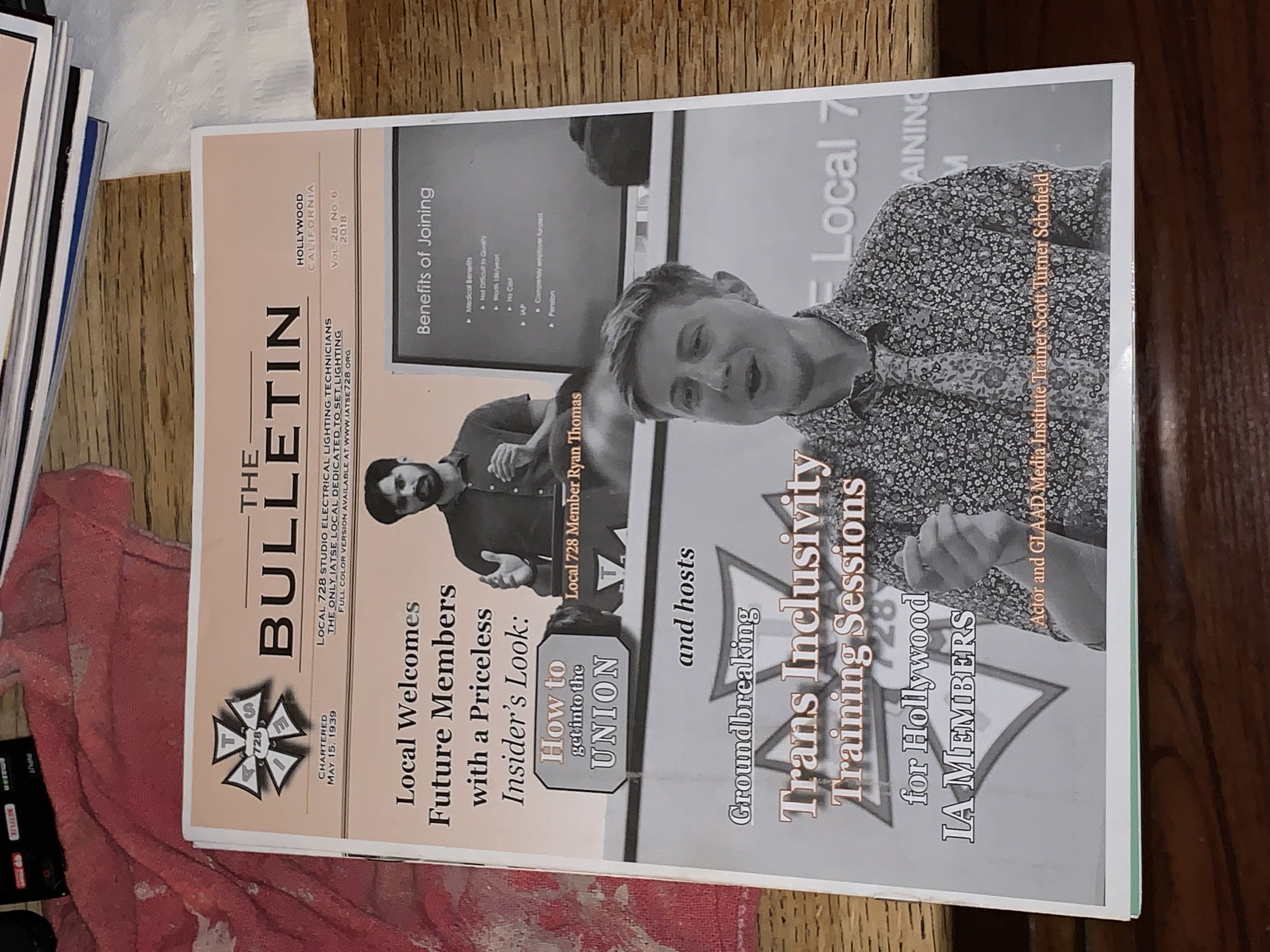 IATSE Local 728 Bulletin (June) magazine collectible - Main Image 1