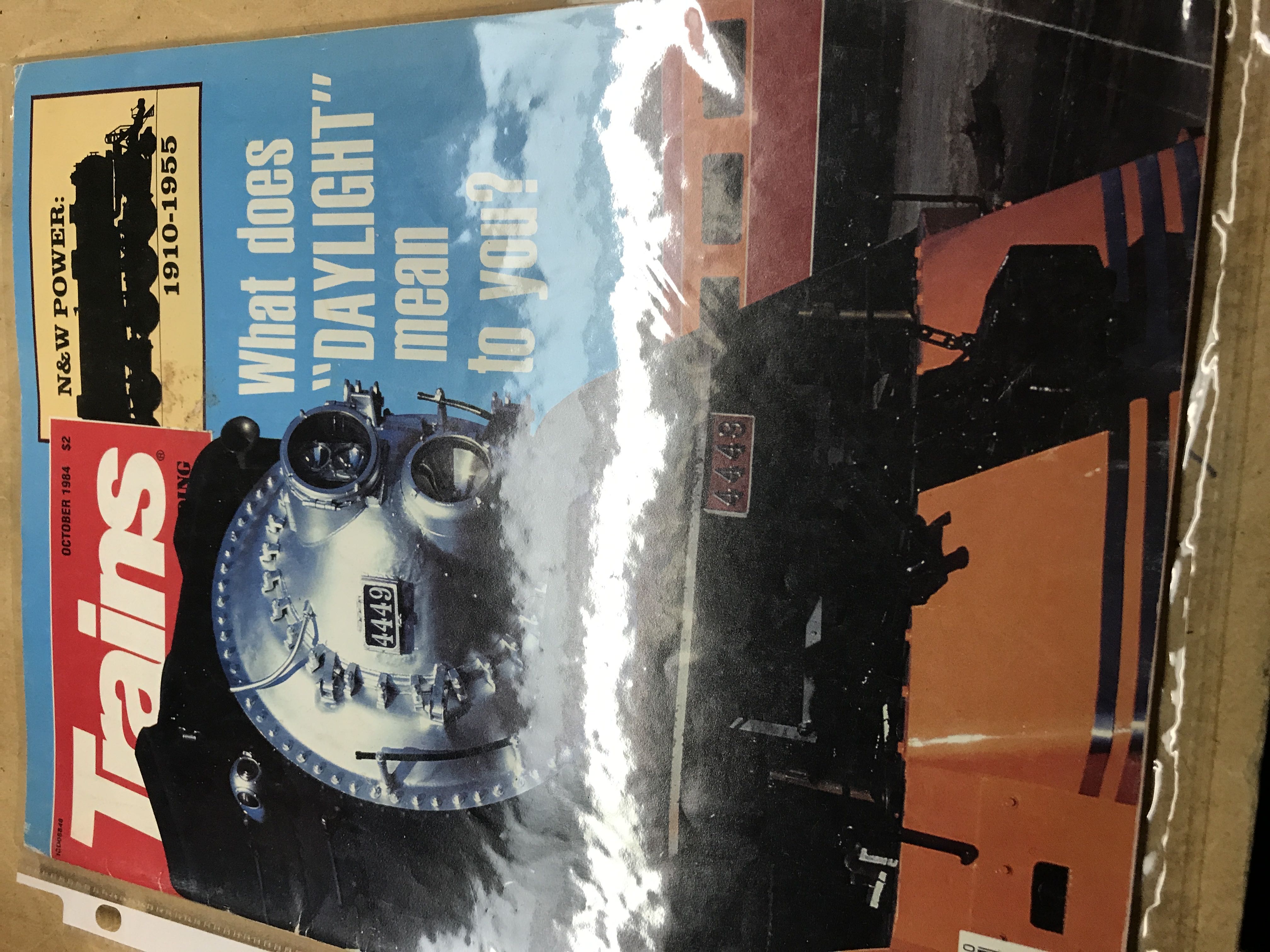 Trains  (October) magazine collectible - Main Image 1