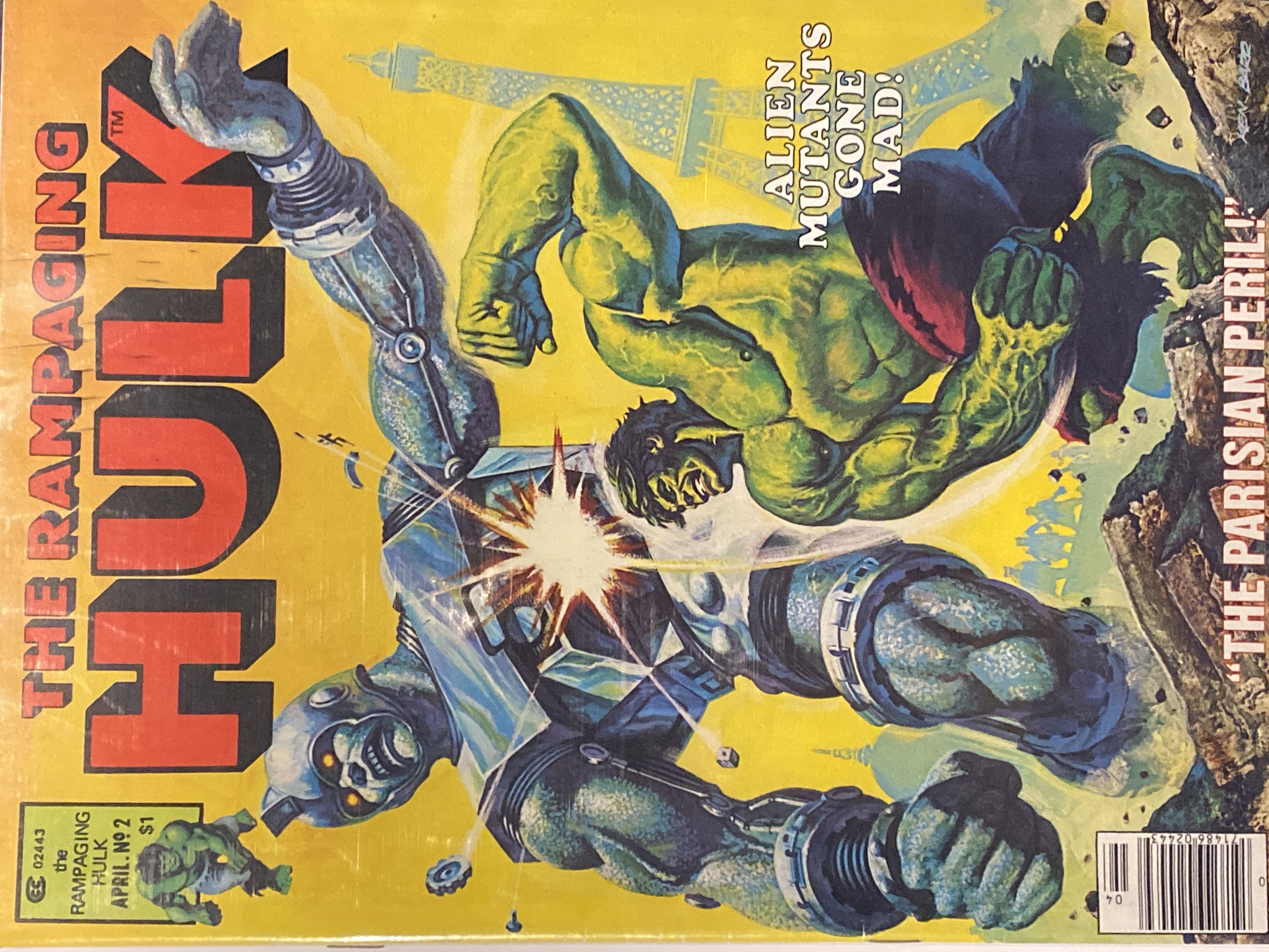 The Rampaging Hulk  (April) magazine collectible - Main Image 1