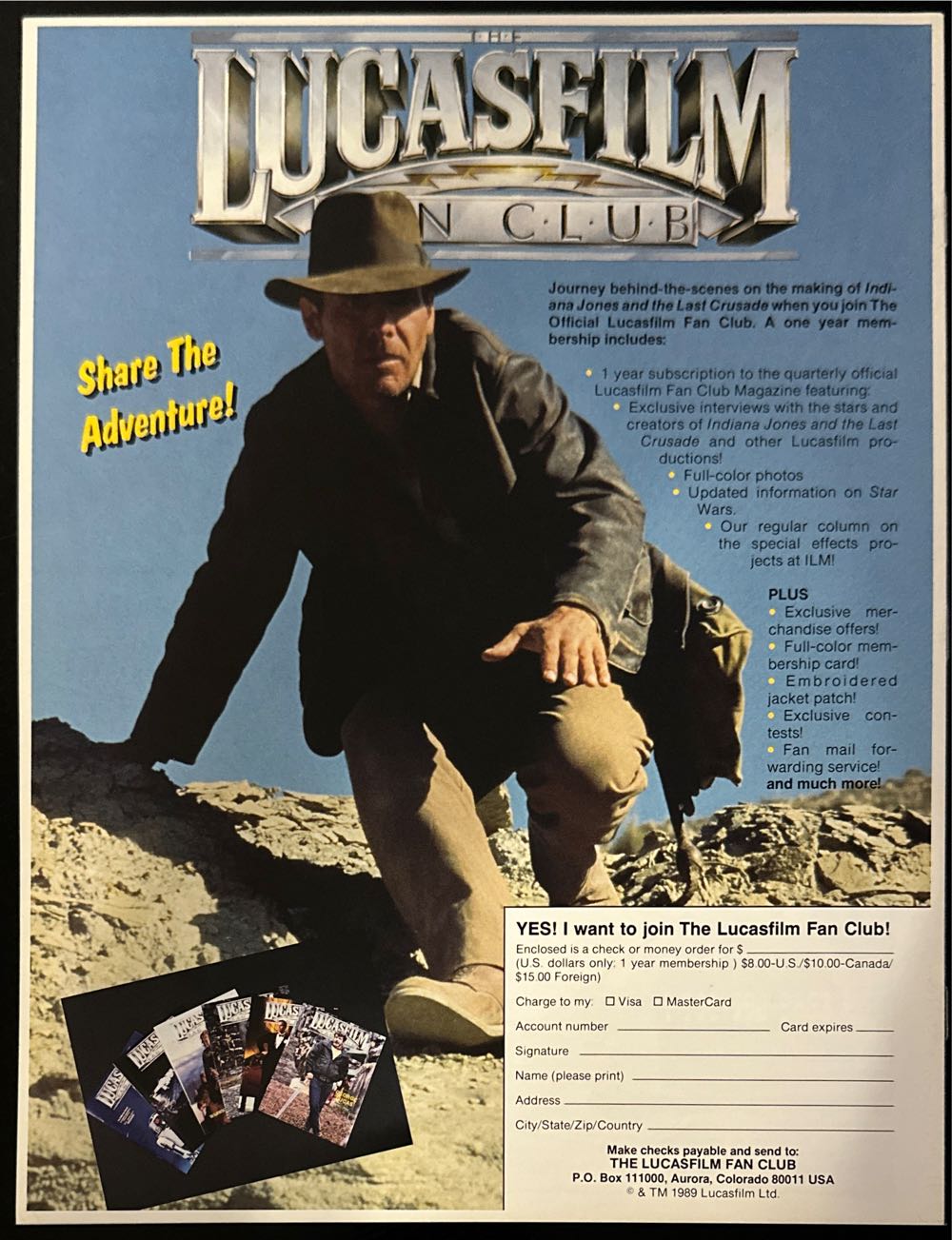 The LucasFilm Fan Club Magazine  (April) magazine collectible - Main Image 2