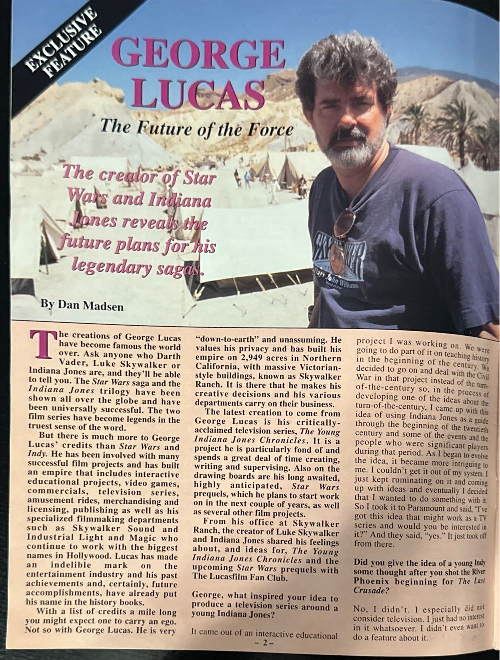 The LucasFilm Fan Club Magazine  (July) magazine collectible - Main Image 3