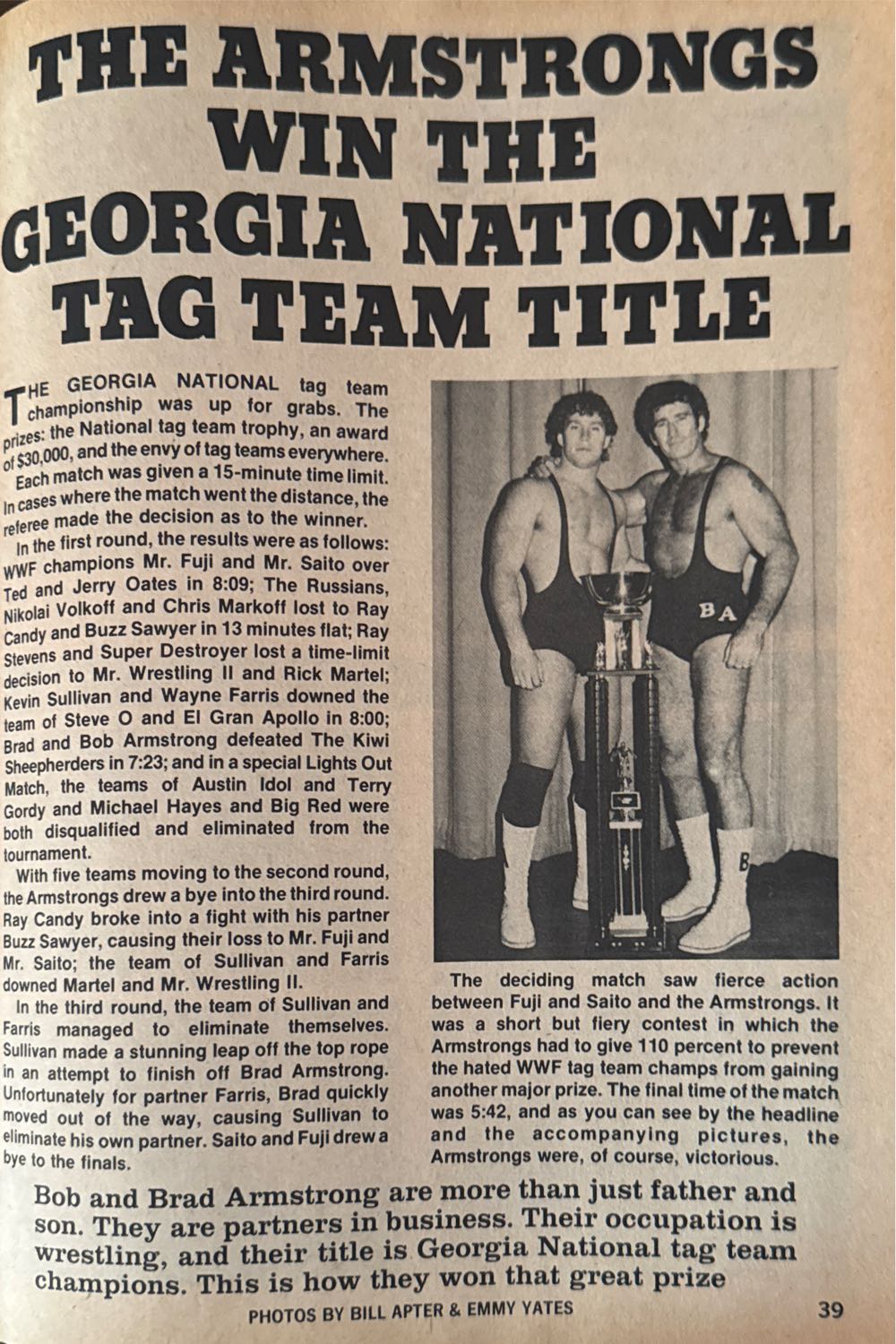 The Wrestler  (April) magazine collectible [Barcode 071896479515] - Main Image 4