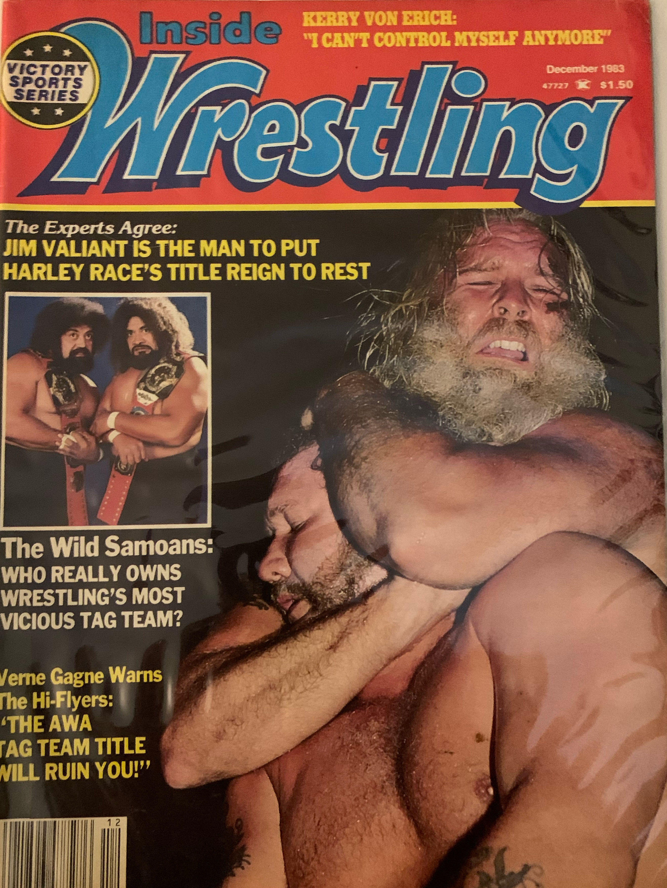Inside Wrestling  (December) magazine collectible [Barcode 071896477276] - Main Image 1