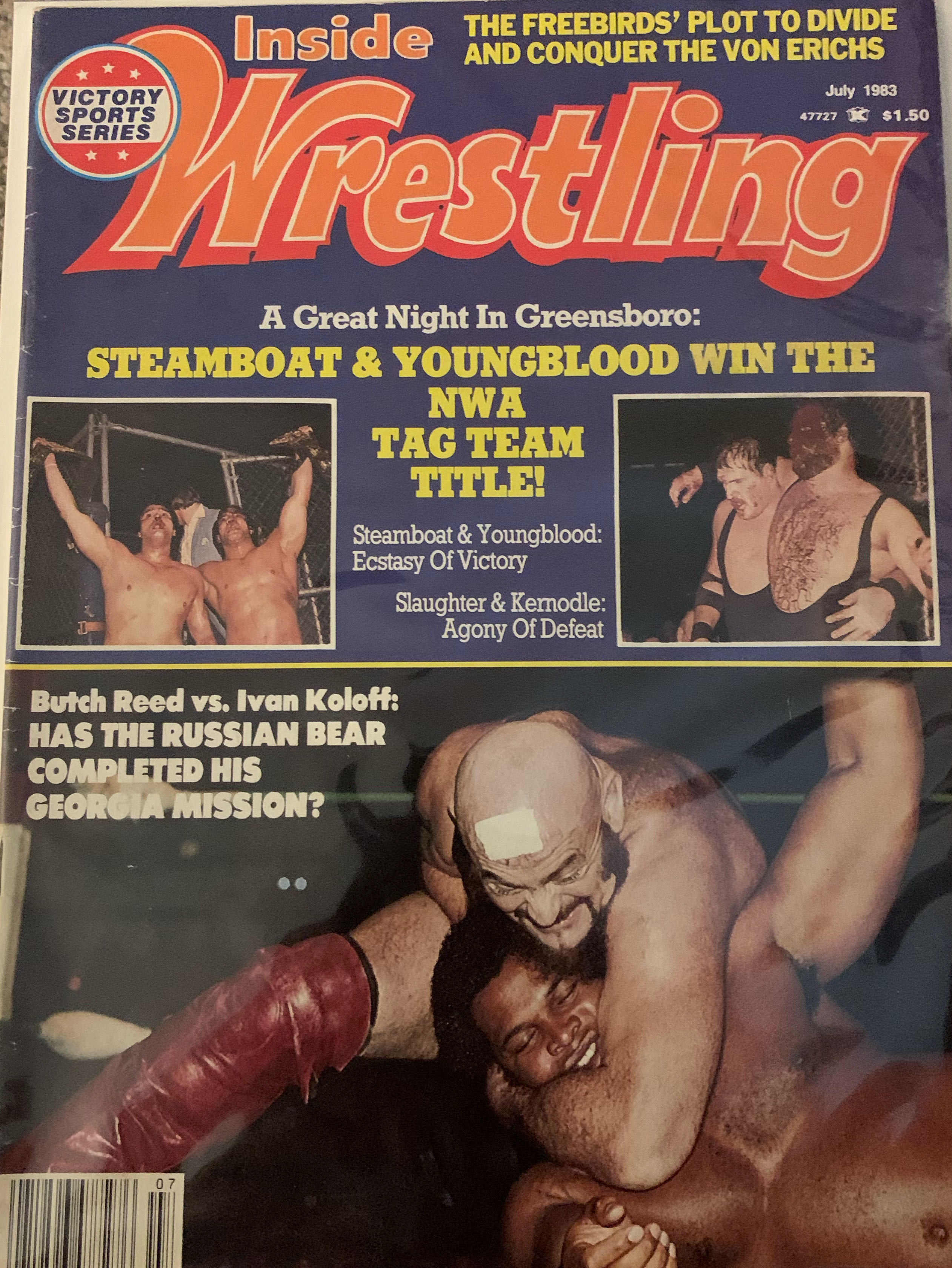 Inside Wrestling  (July) magazine collectible [Barcode 071896477276] - Main Image 1