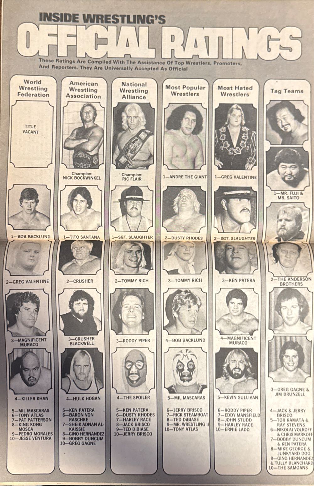 Inside Wrestling  (February) magazine collectible [Barcode 071896477276] - Main Image 4