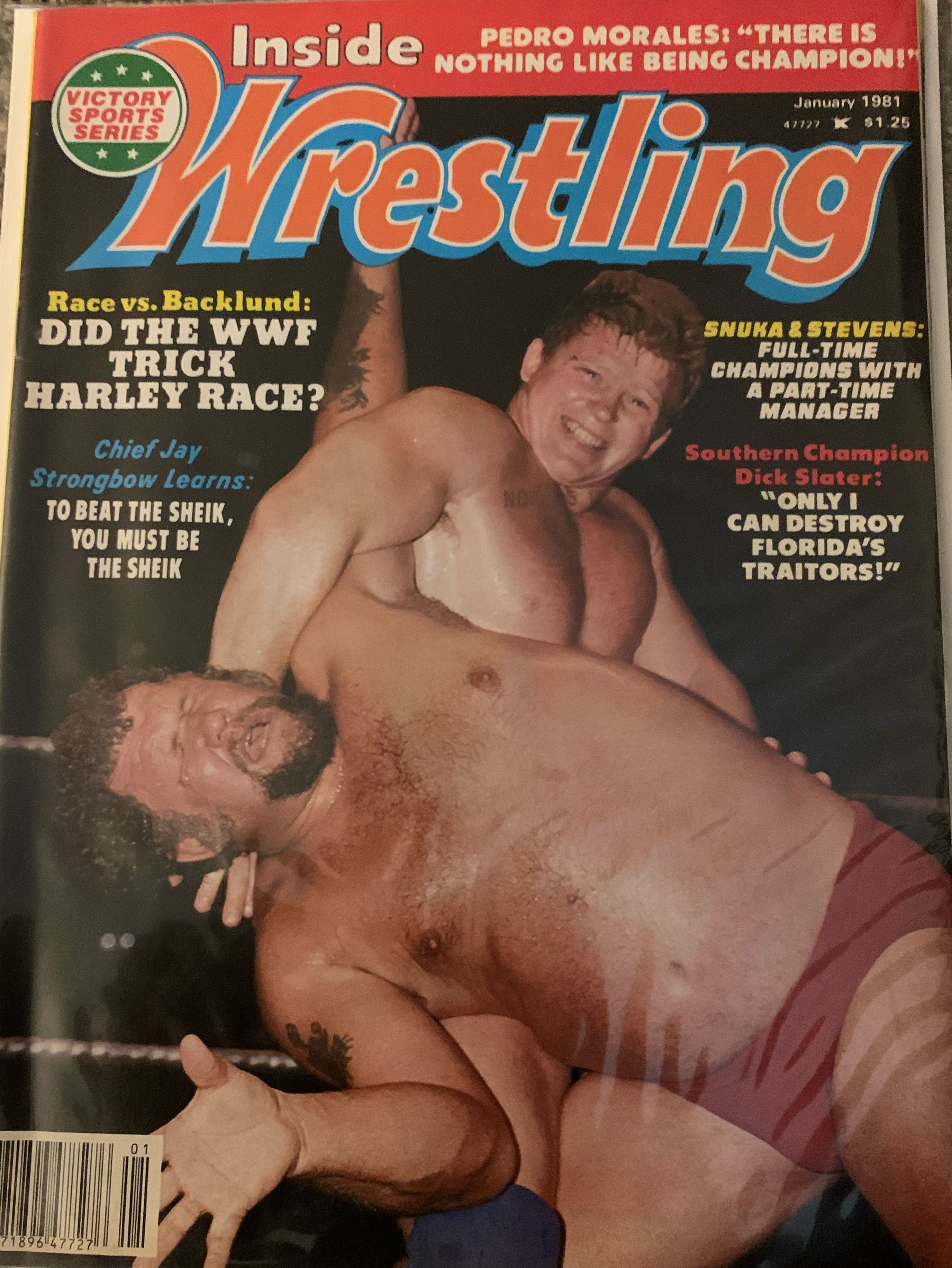 Inside Wrestling  (January) magazine collectible [Barcode 071896477276] - Main Image 1