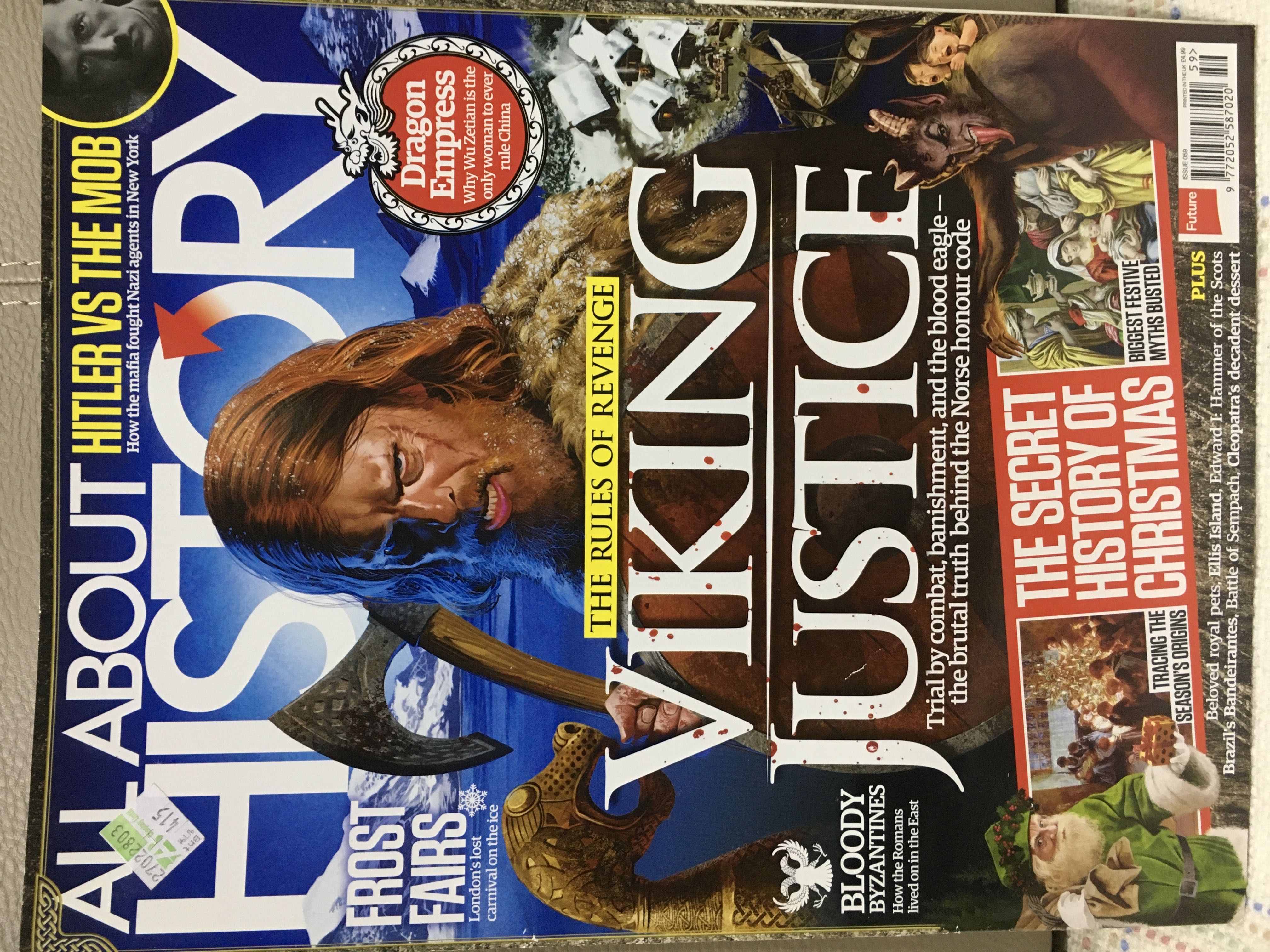 All About History  (December) magazine collectible [Barcode 9772052587020] - Main Image 1