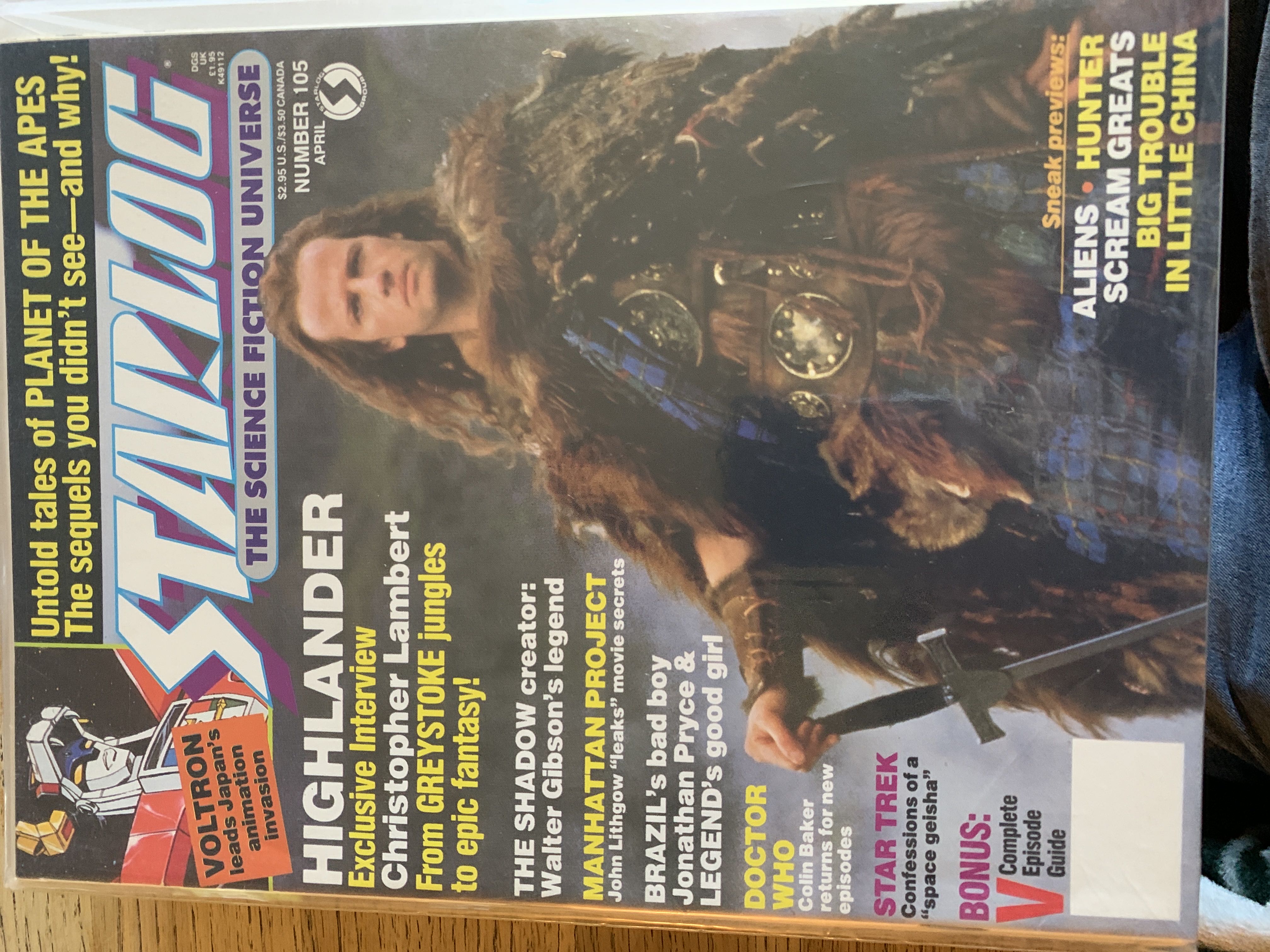 Starlog 105  (April) magazine collectible - Main Image 1