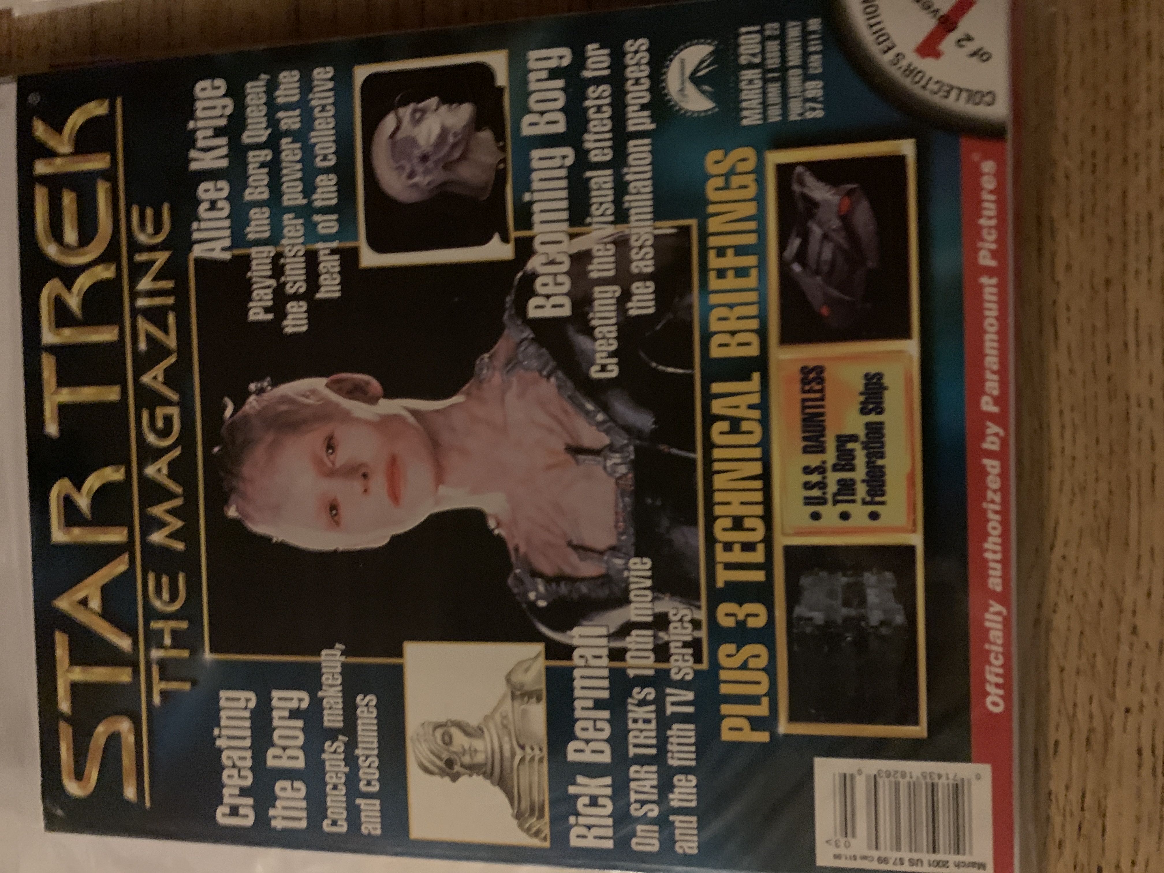 Star Trek : The Magazine Vol. 1 No. 23 (March) magazine collectible - Main Image 1