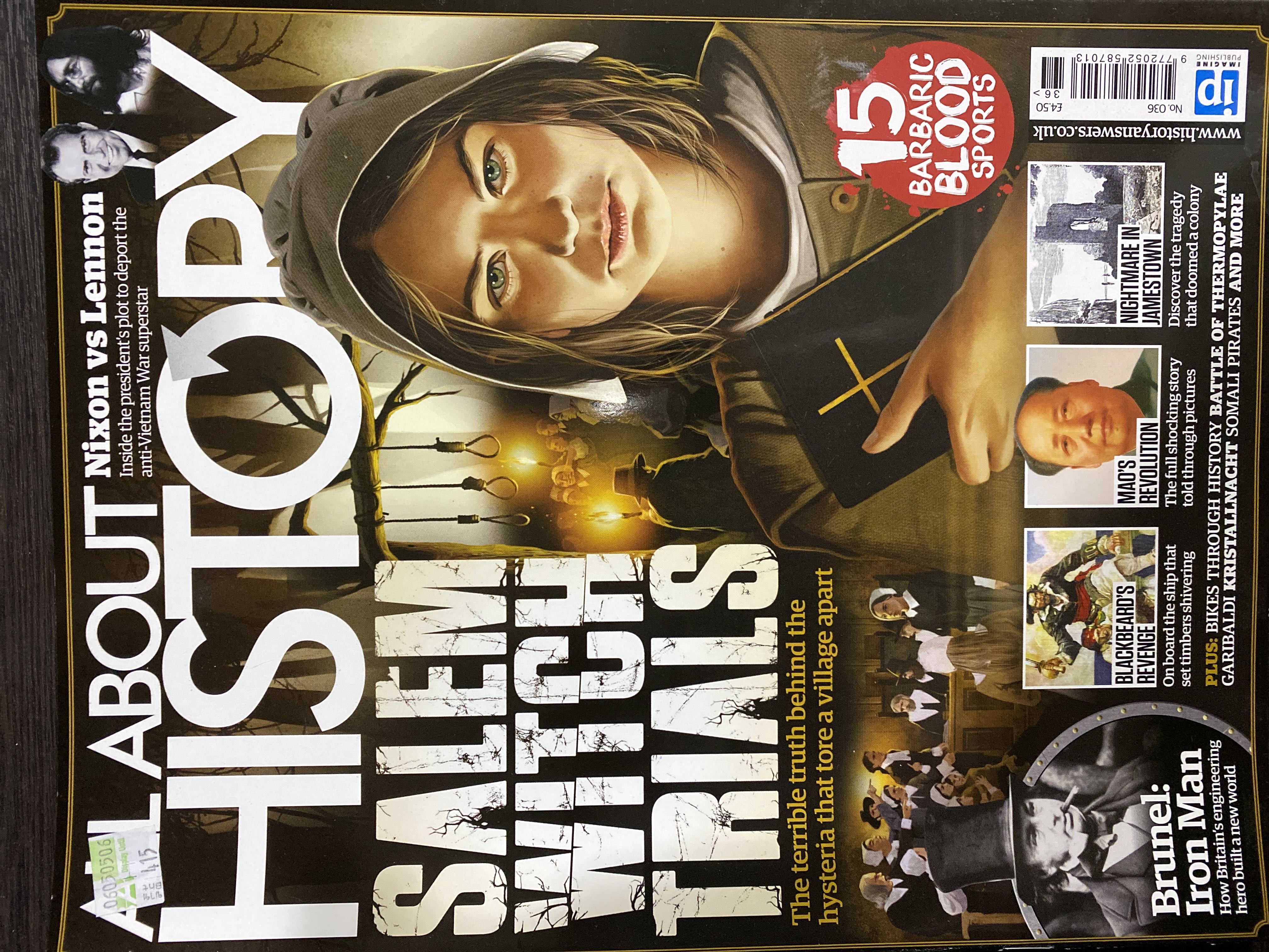 All About History  (January) magazine collectible [Barcode 9772052587013] - Main Image 1