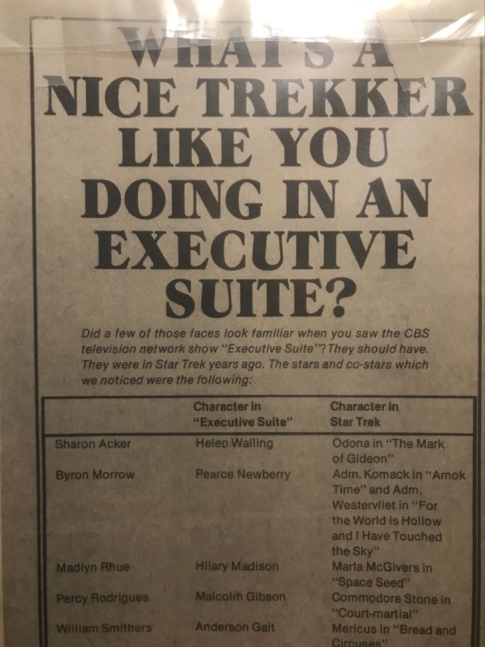 All About Star Trek Fan Clubs #8  (August) magazine collectible [Barcode 027100068198] - Main Image 2