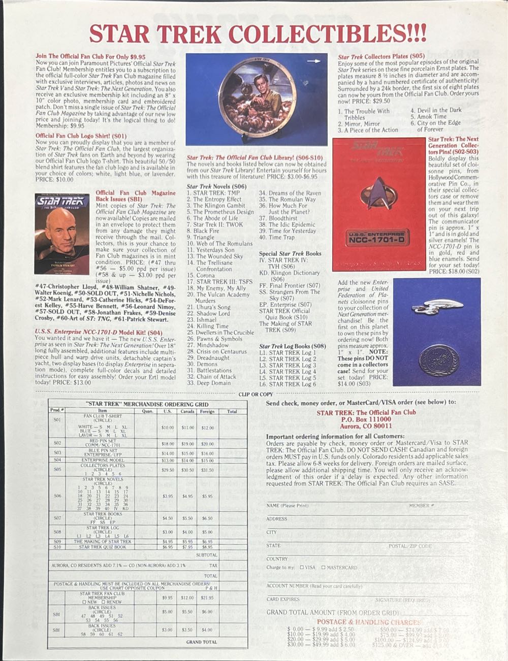 Star Trek The Official Fan Club Magazine  (June) magazine collectible - Main Image 2