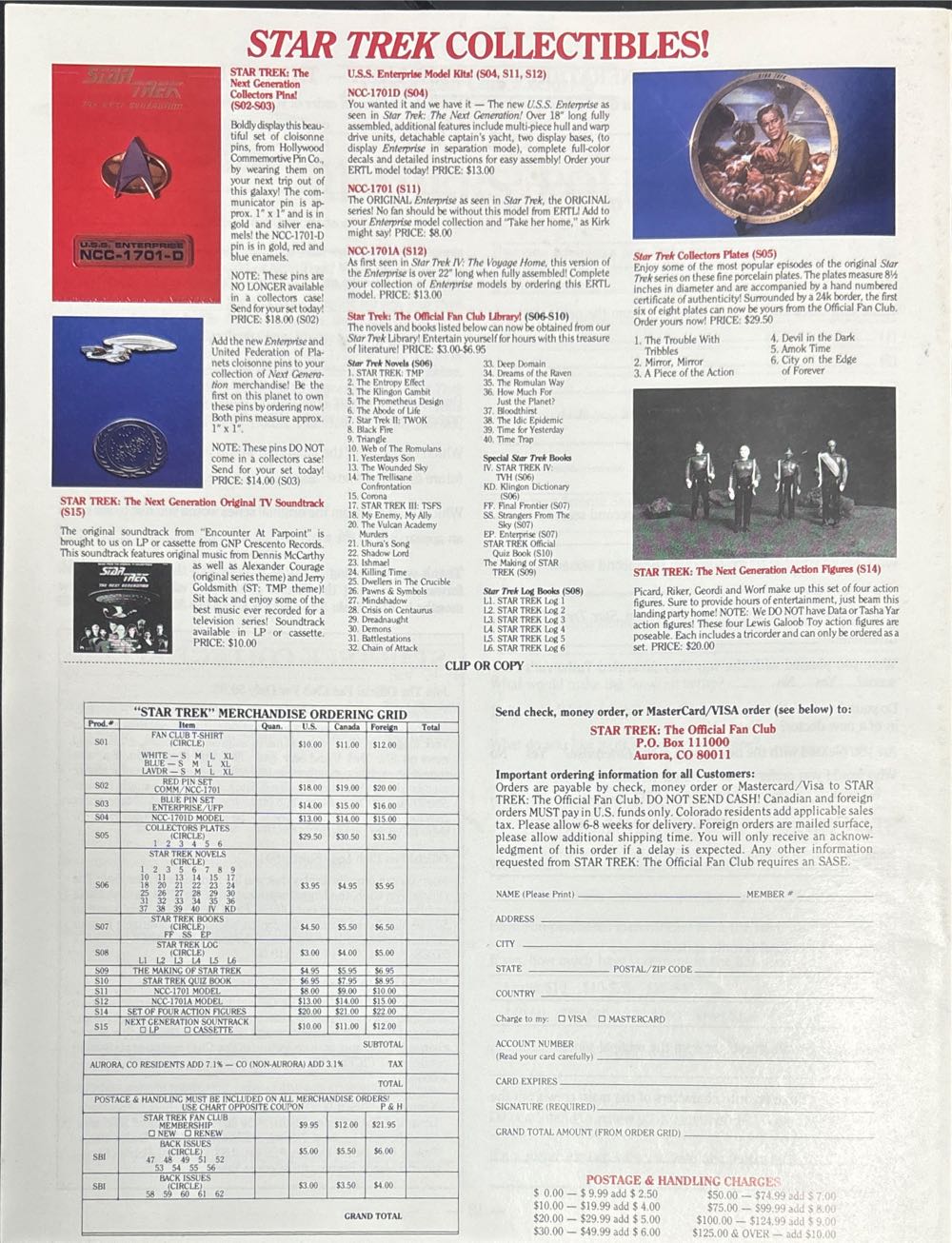 Star Trek The Official Fan Club Magazine  (August) magazine collectible - Main Image 2