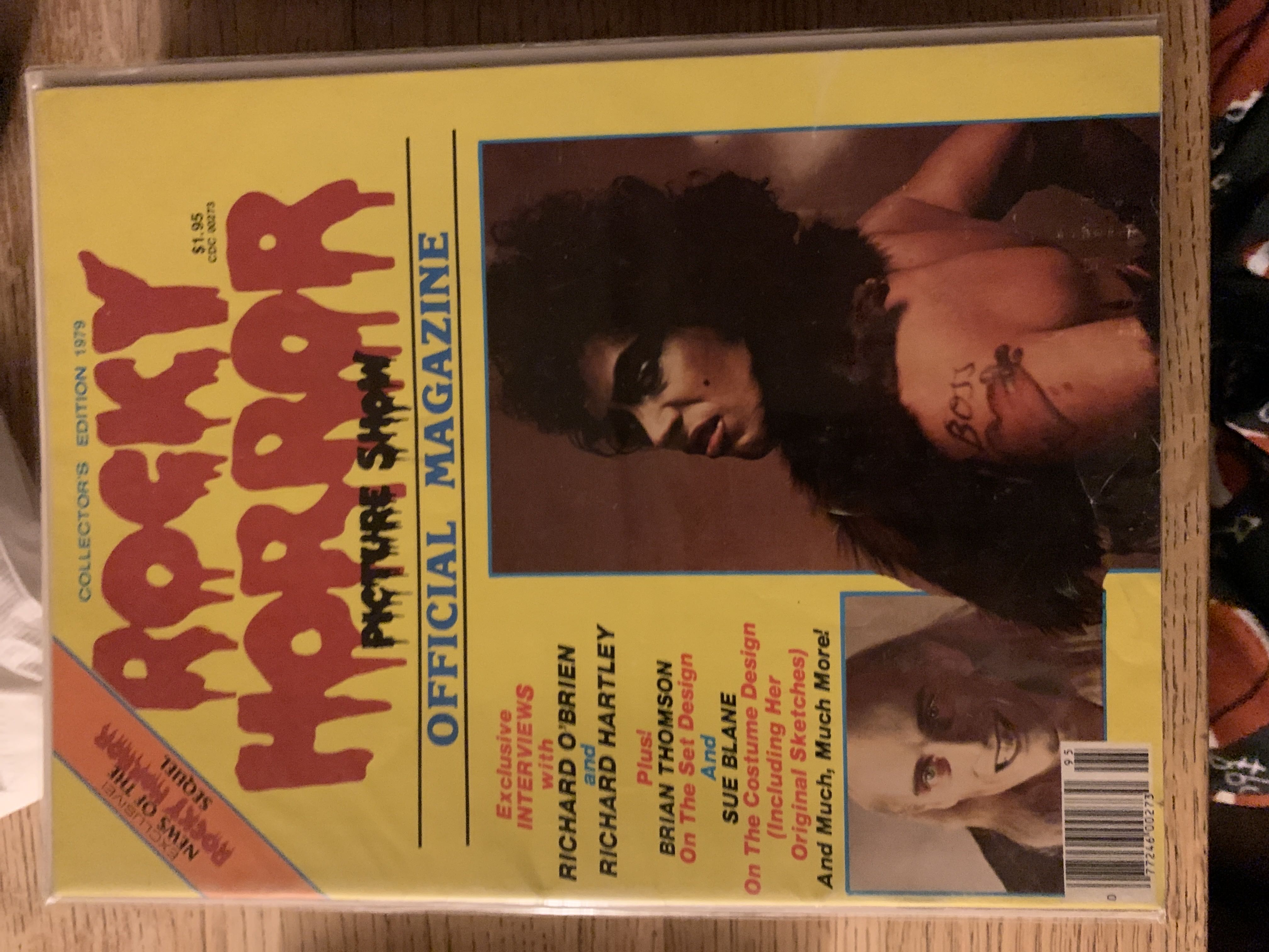 Rocky Horror Picture Show Official 1979 Magazine  magazine collectible [Barcode 077246002730] - Main Image 1