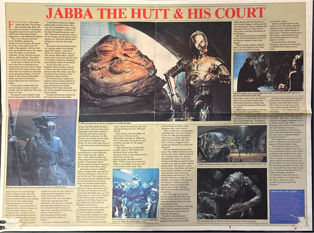 Star Wars Return of the Jedi Official Poster Monthly  (June) magazine collectible [Barcode 071896479218] - Main Image 3