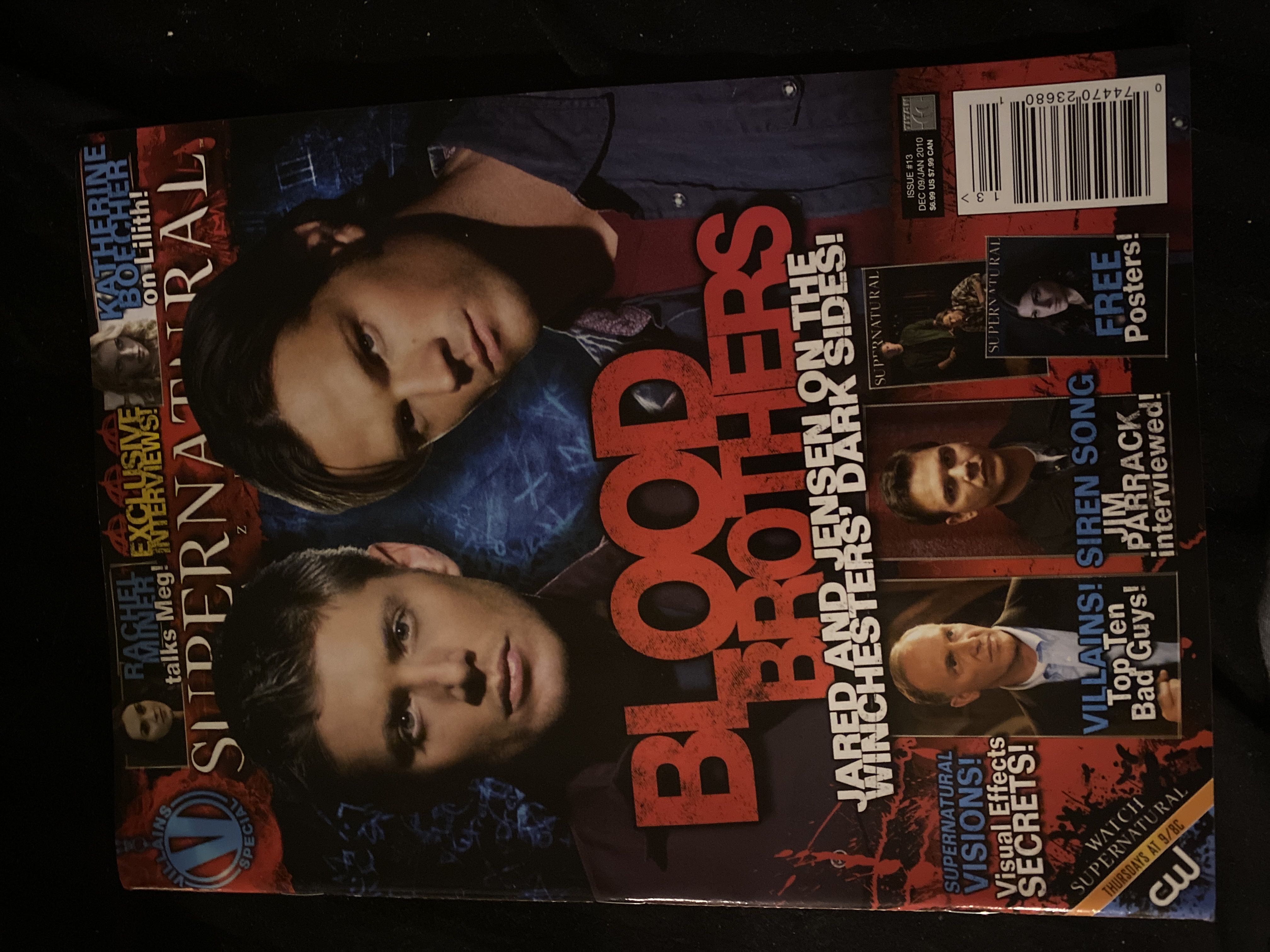 Supernatural Magazine  (December) magazine collectible [Barcode 074470236801] - Main Image 1