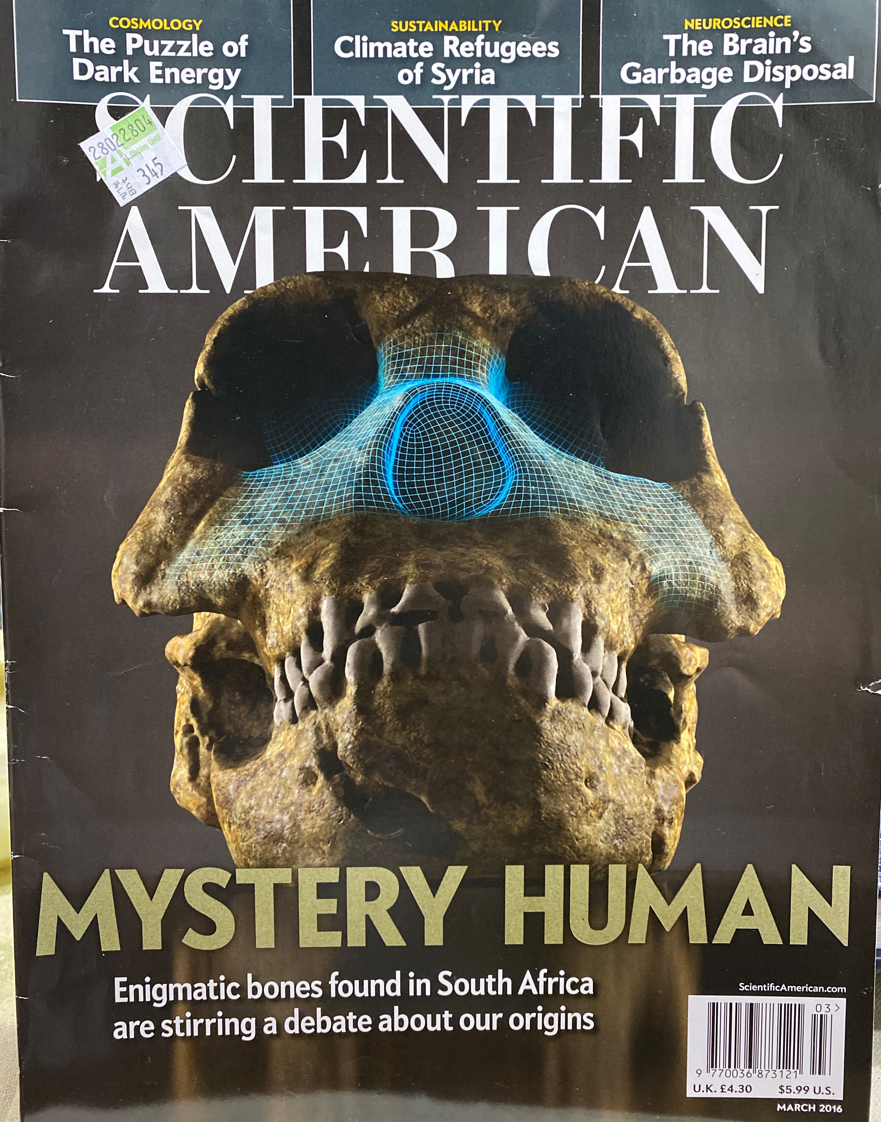 Scientific American  (March) magazine collectible [Barcode 9770036873121] - Main Image 1