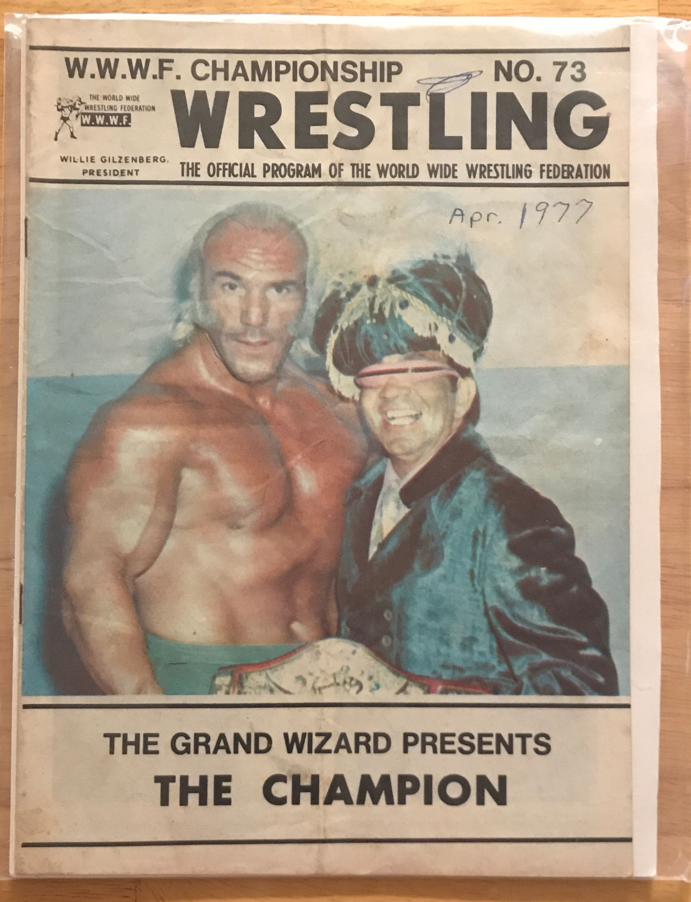 WWF Program Volume 212