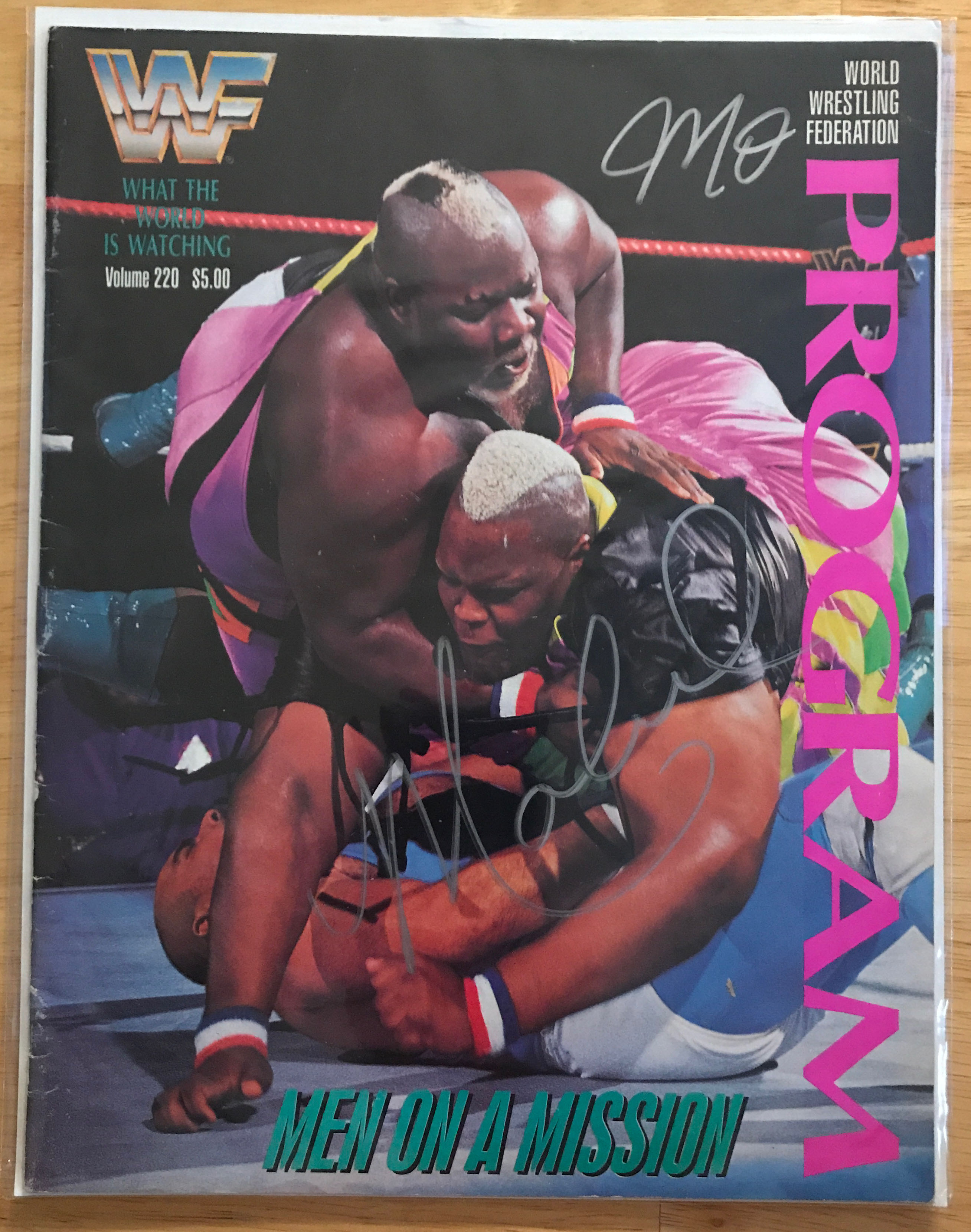 WWF Program Volume 220  magazine collectible - Main Image 2