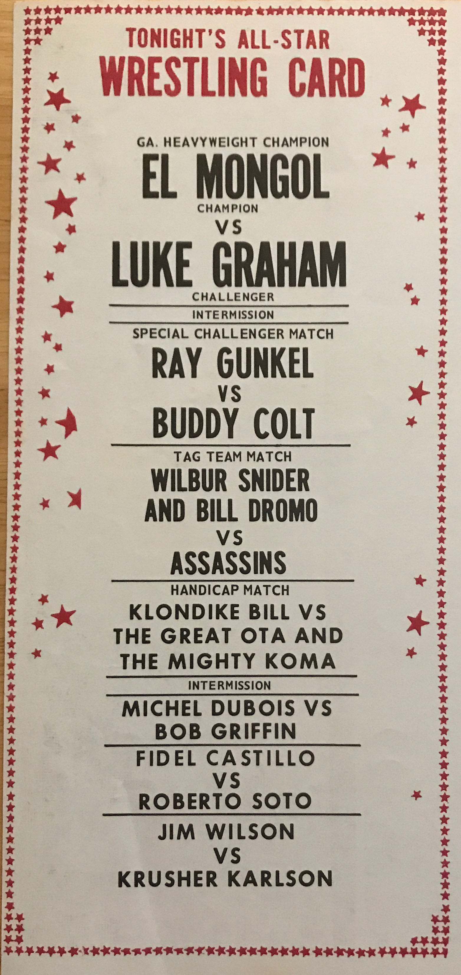 NWA Georgia - The Ringsider  03/12/1971  (March) magazine collectible - Main Image 2