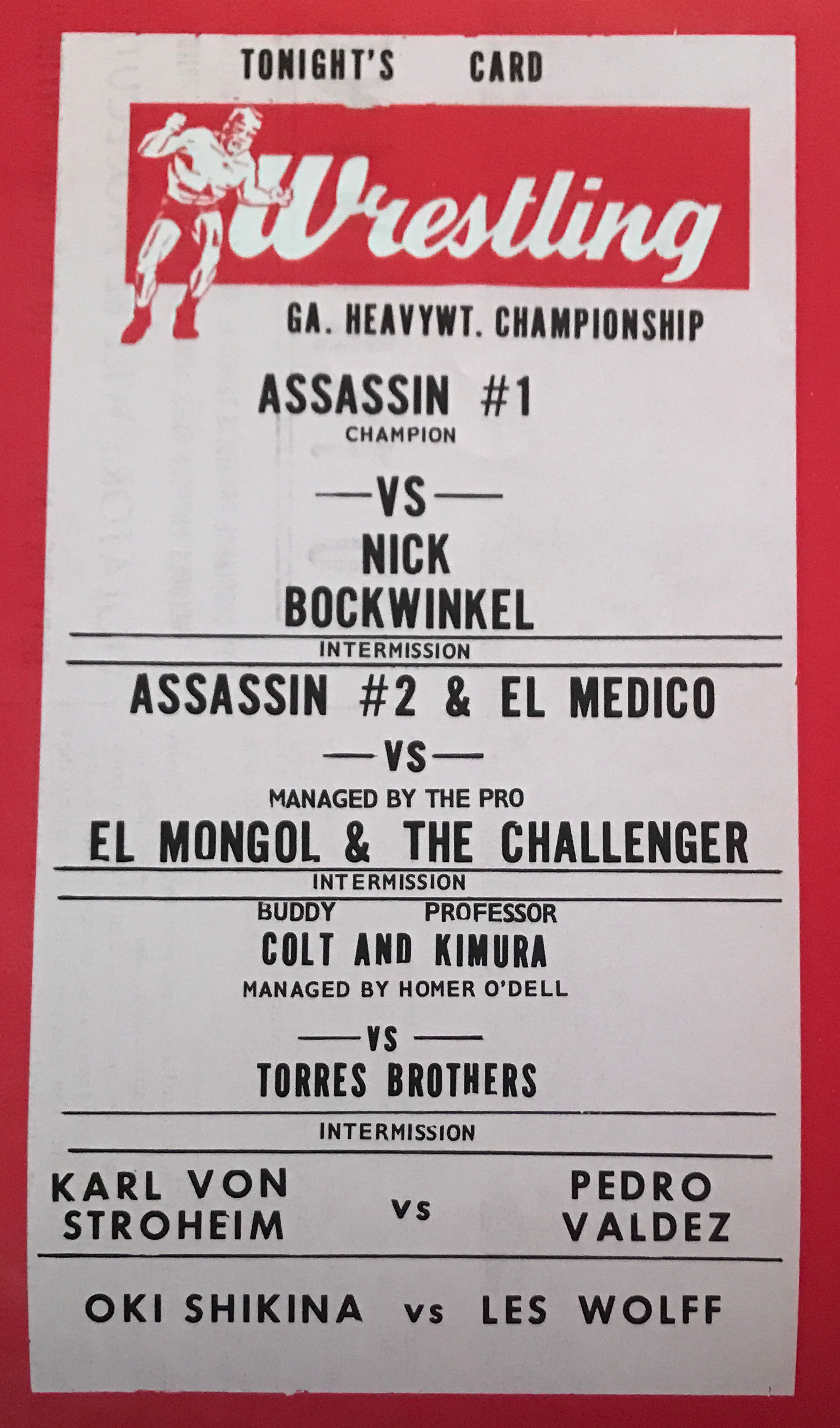 NWA Georgia - The Ringsider  04/17/1970  (April) magazine collectible - Main Image 2