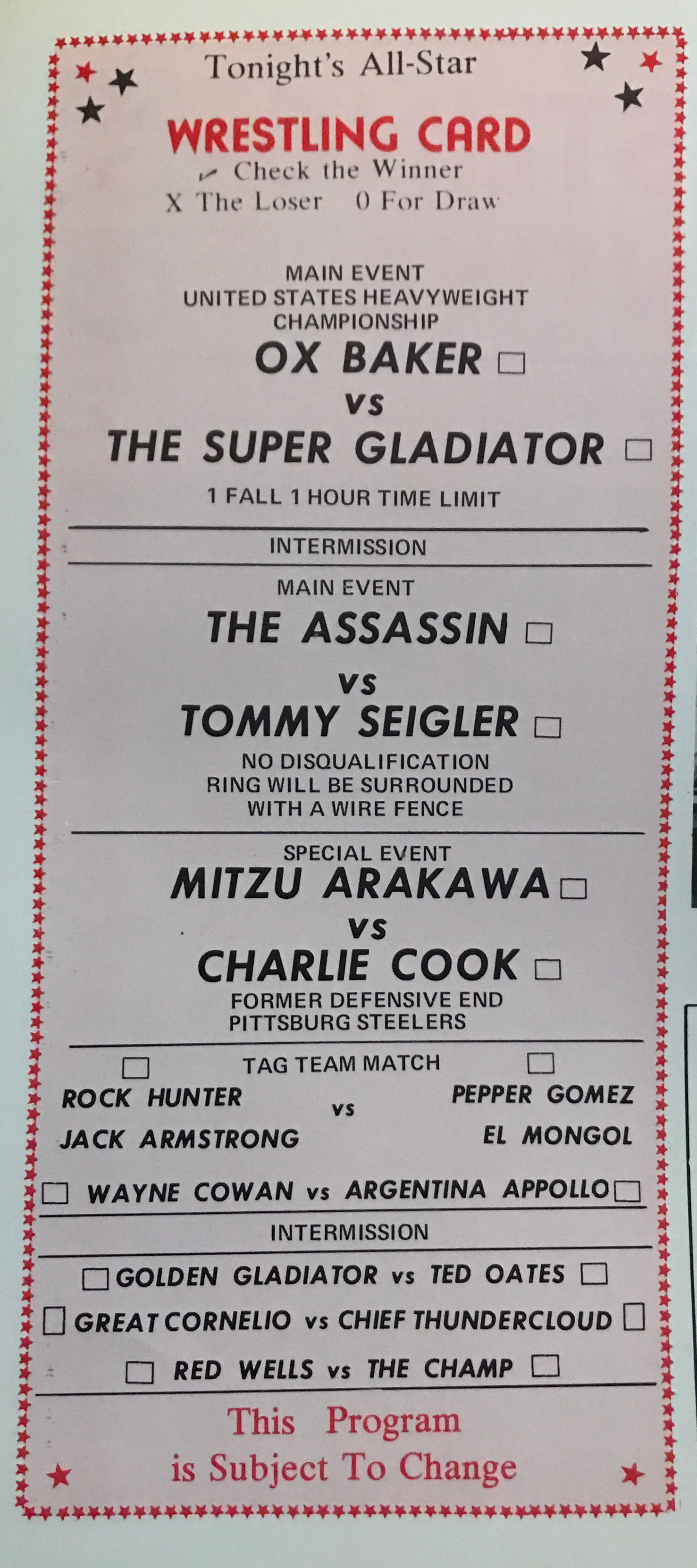 ASWA Georgia - Wrestling News Program 08/28/1973  (August) magazine collectible - Main Image 2