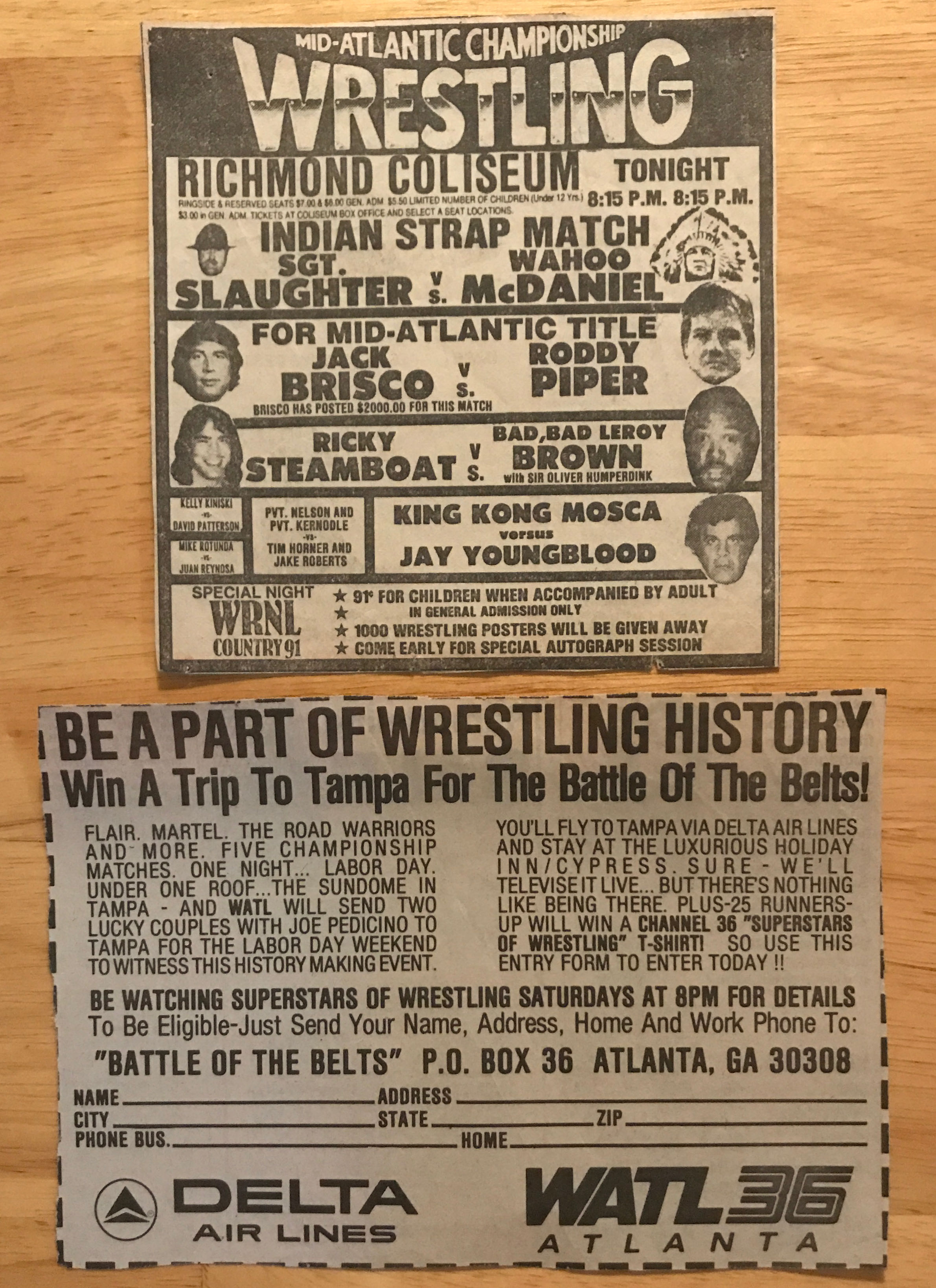 NWA Georgia - The Ringsider Vol. 81, No. 8 1981  (February) magazine collectible - Main Image 2