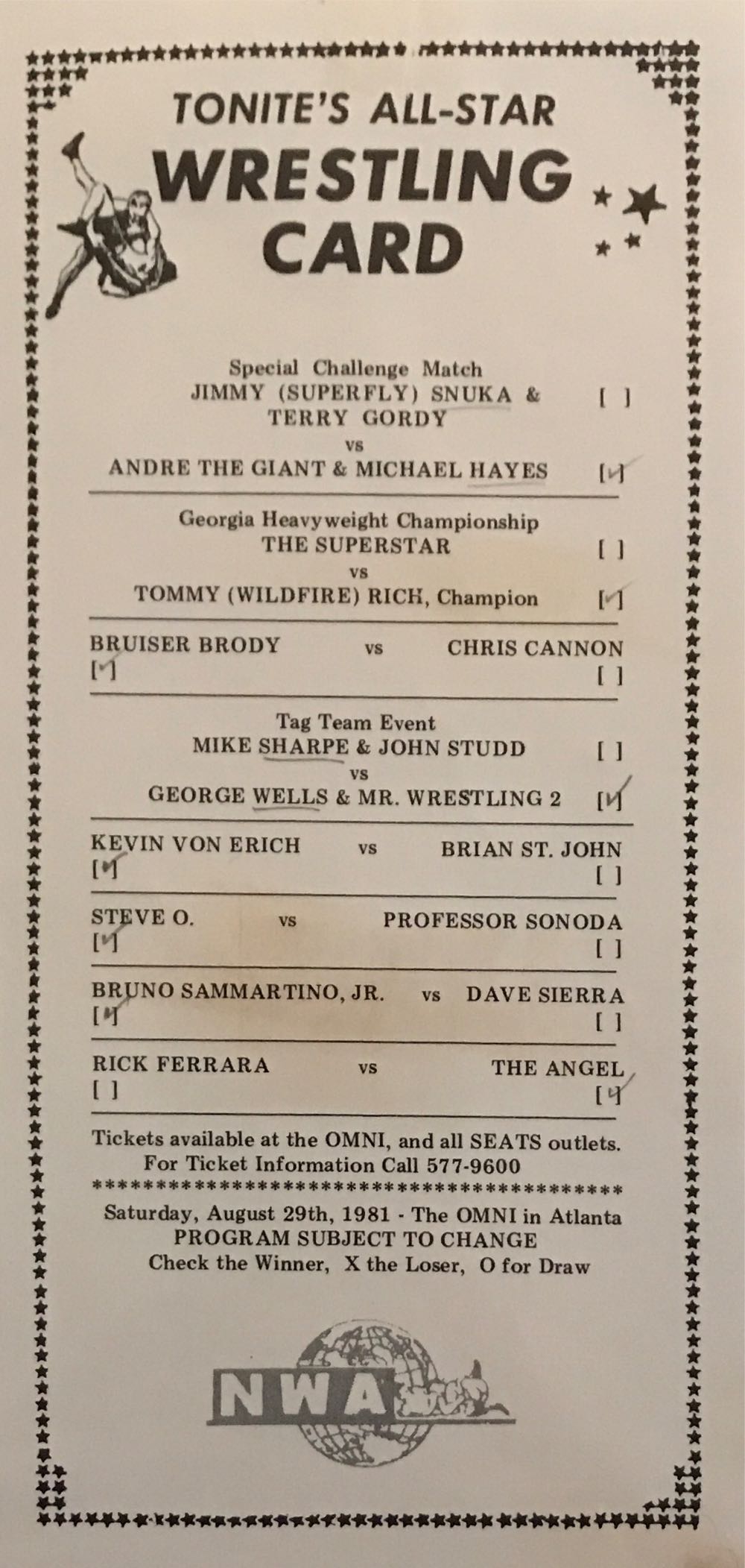 NWA Georgia - The Ringsider Vol. 81, No. 14  (April) magazine collectible - Main Image 2