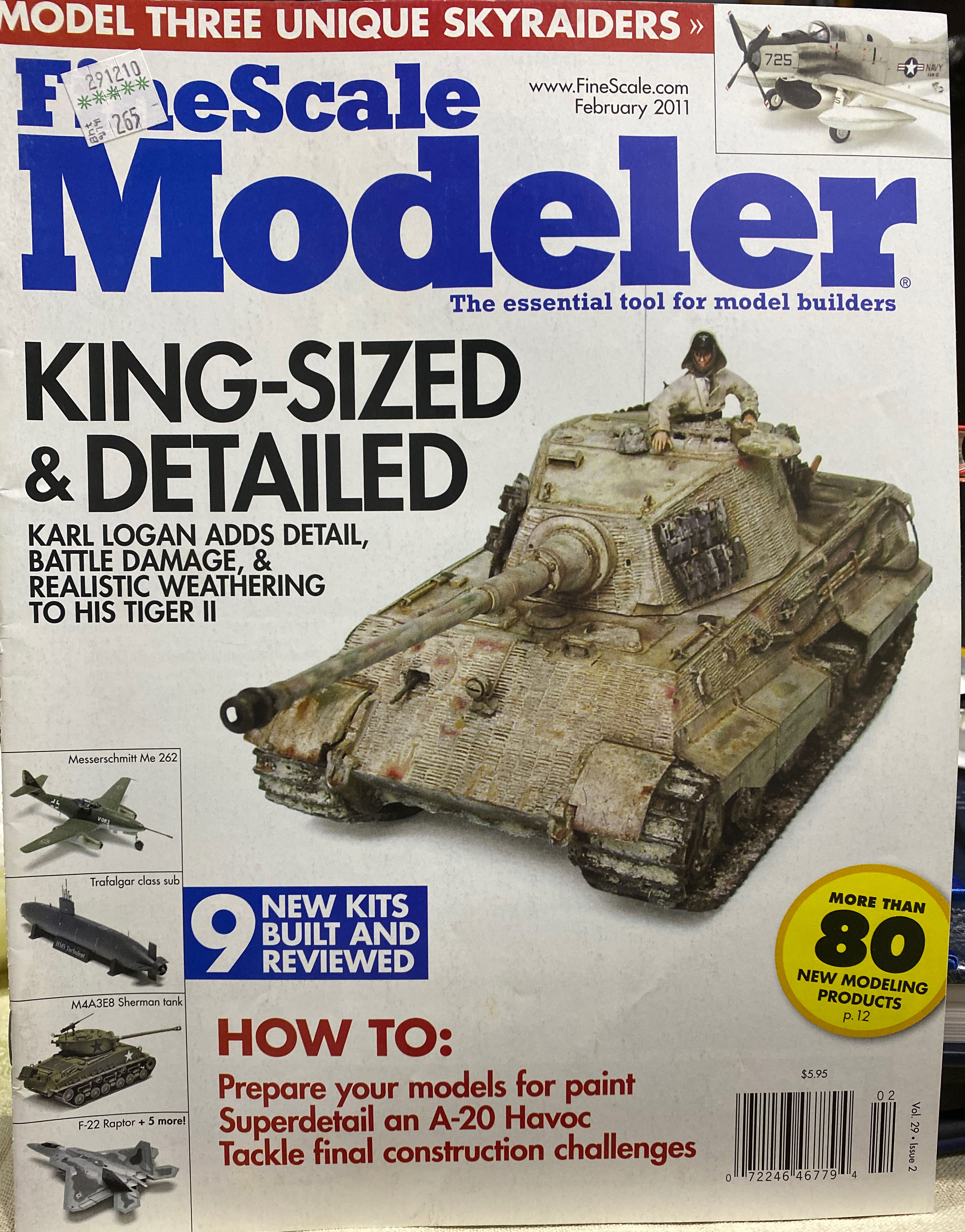 Fine Scale Modeler  (February) magazine collectible [Barcode 072246467794] - Main Image 1