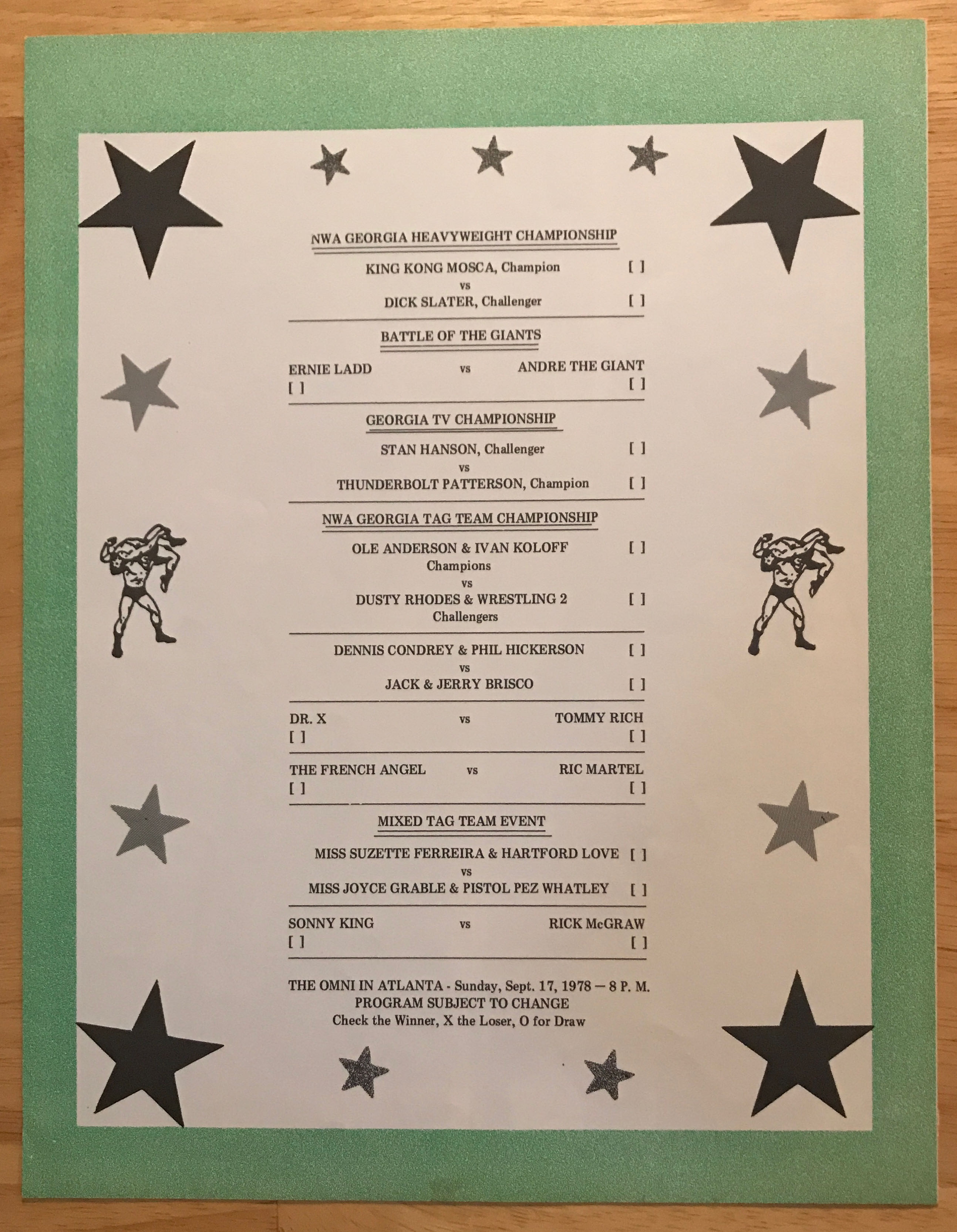 NWA Georgia - The Ringsider Vol. 78, No. 36. 09/17/1978  (September) magazine collectible - Main Image 2