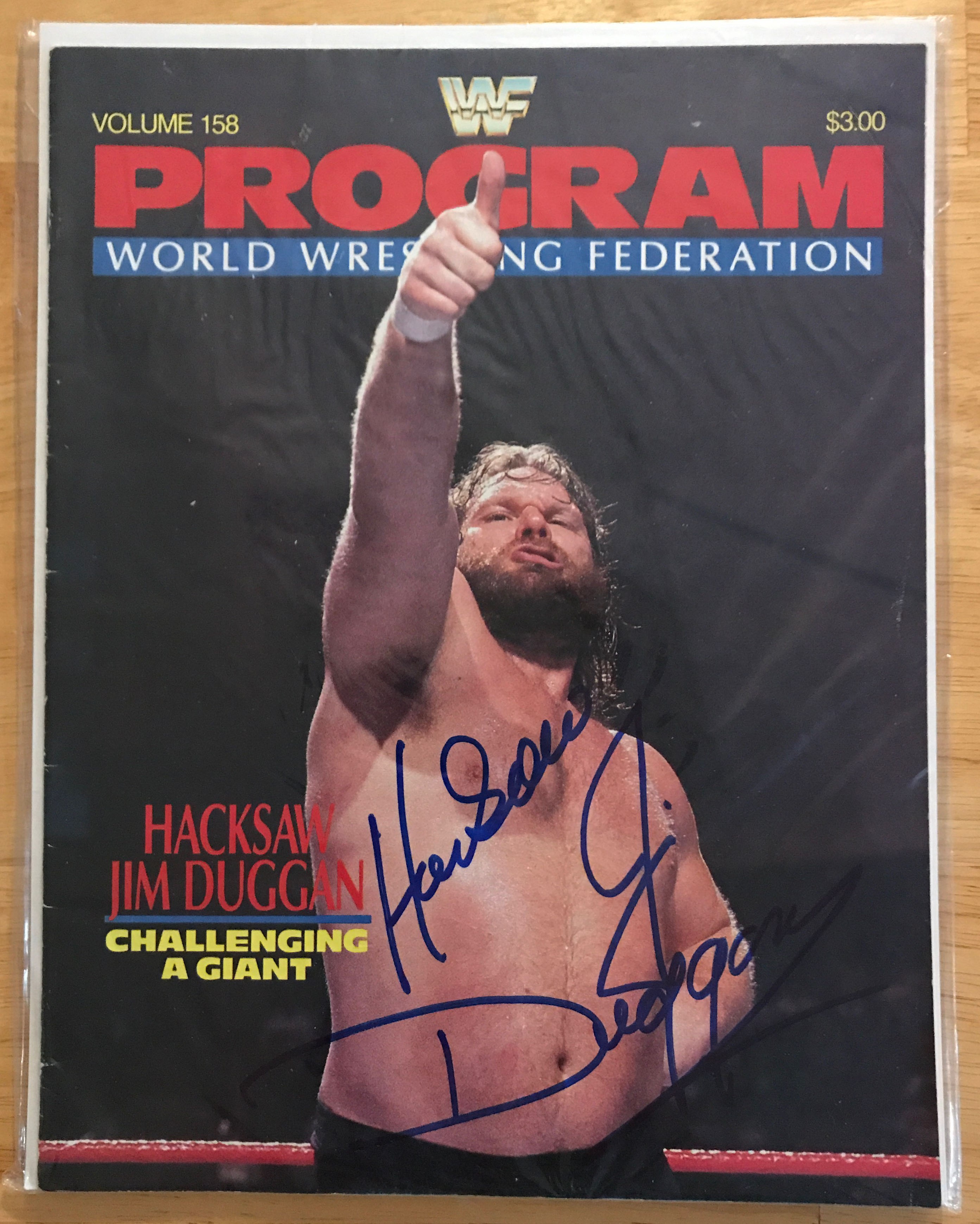 WWF Program Volume 158 magazine collectible - Main Image 1