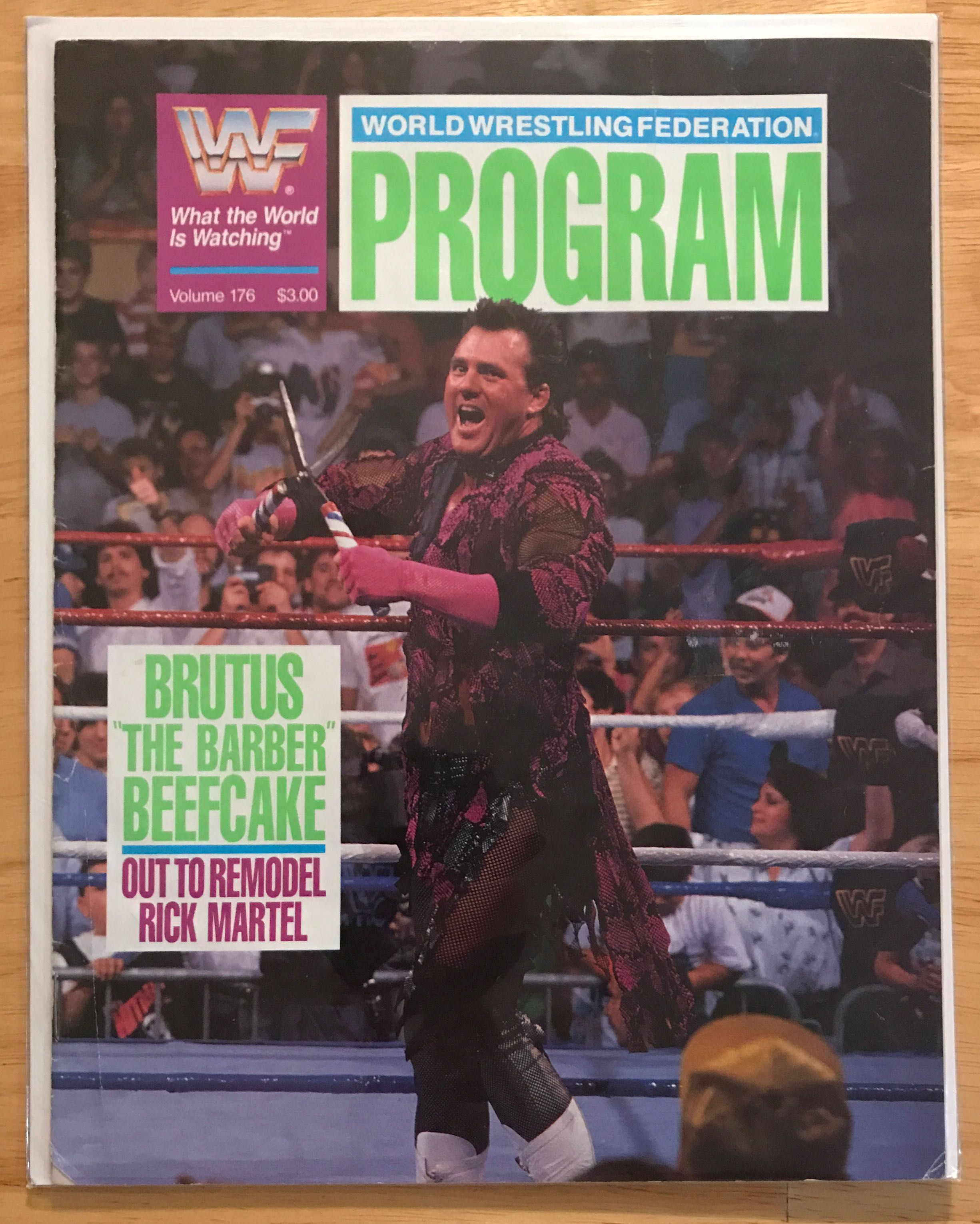 NWA Mid South Wrestling Association Major League Wrestling Program 1985 No. 110