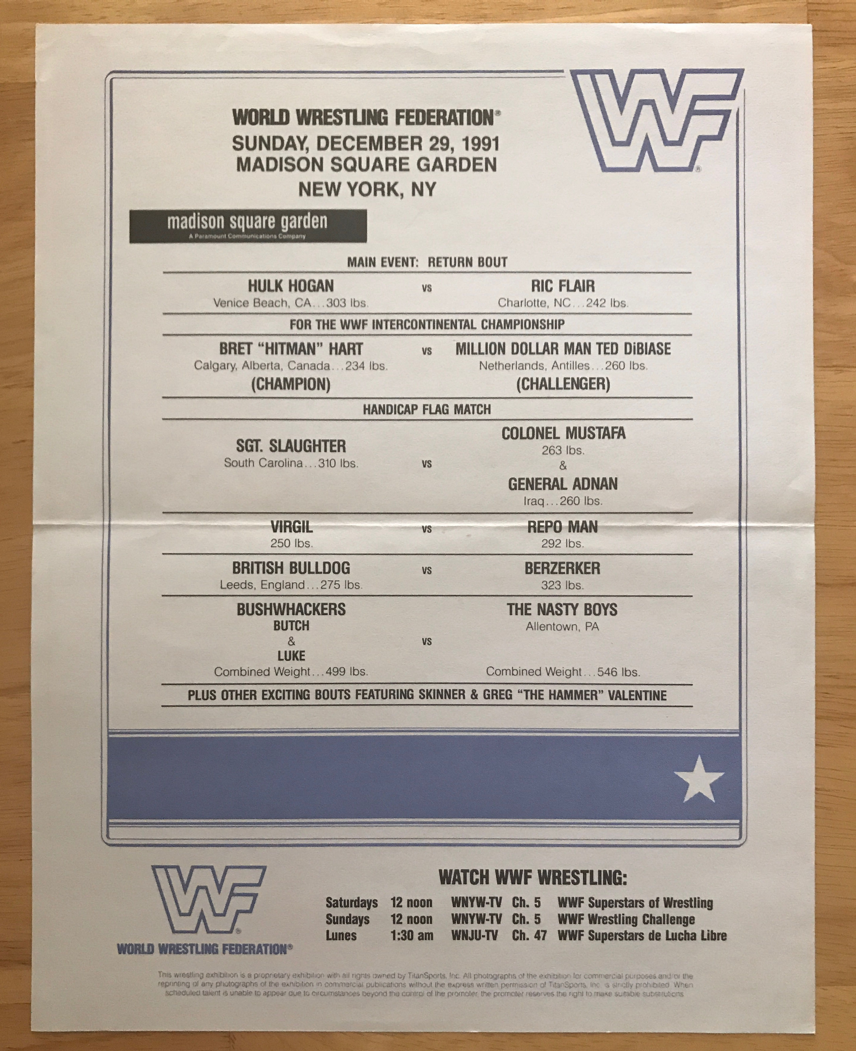 WWF Program Volume 197  (December) magazine collectible - Main Image 2