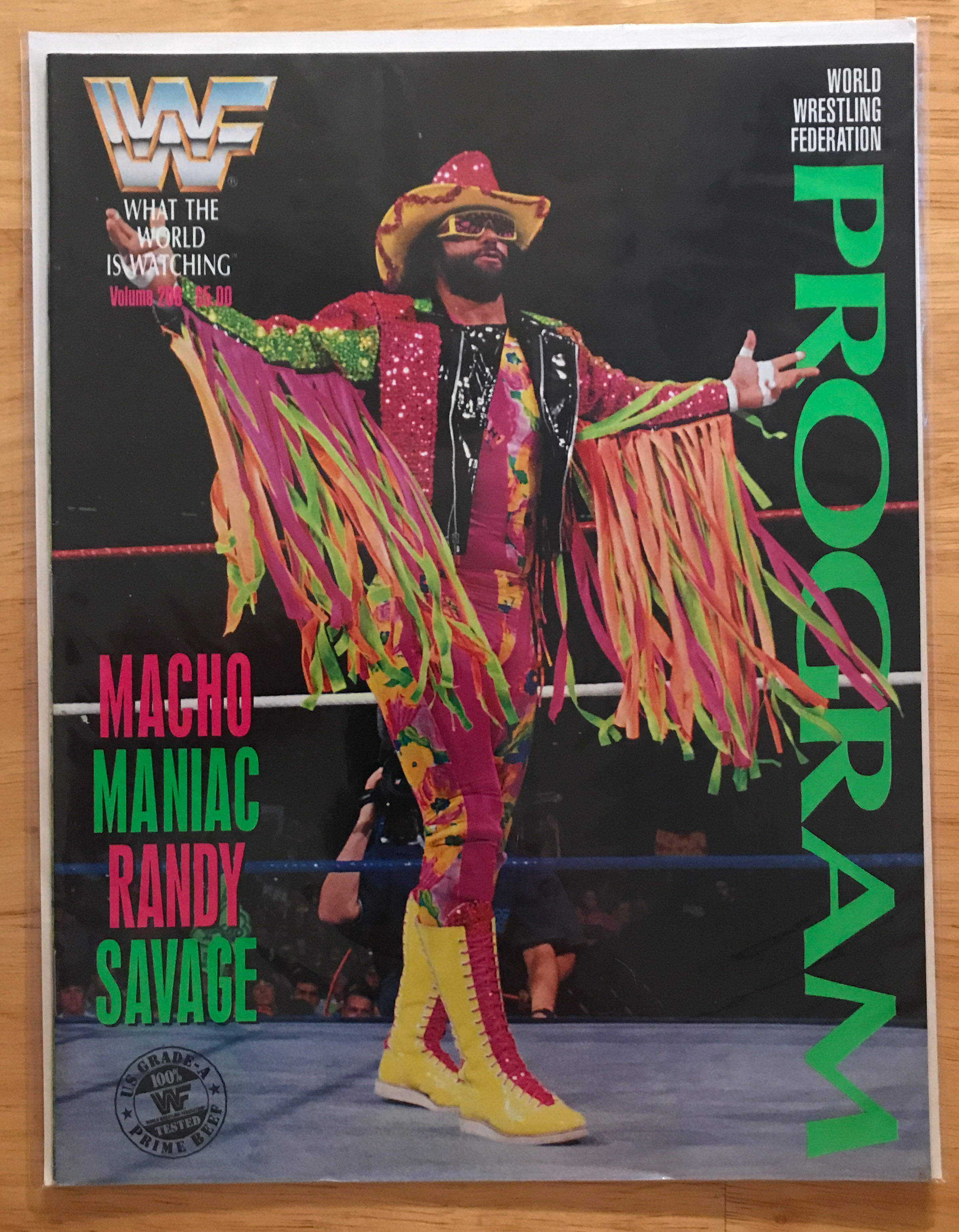 WWF Program Volume 206 magazine collectible - Main Image 2