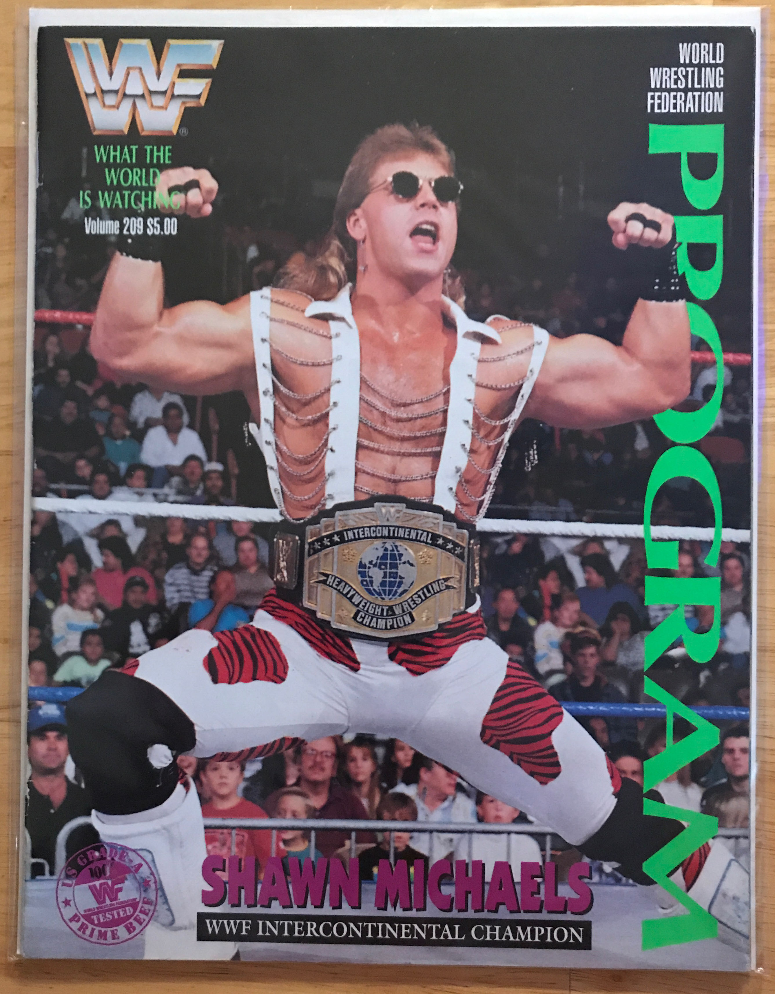 WWF Program Volume 209 magazine collectible - Main Image 1