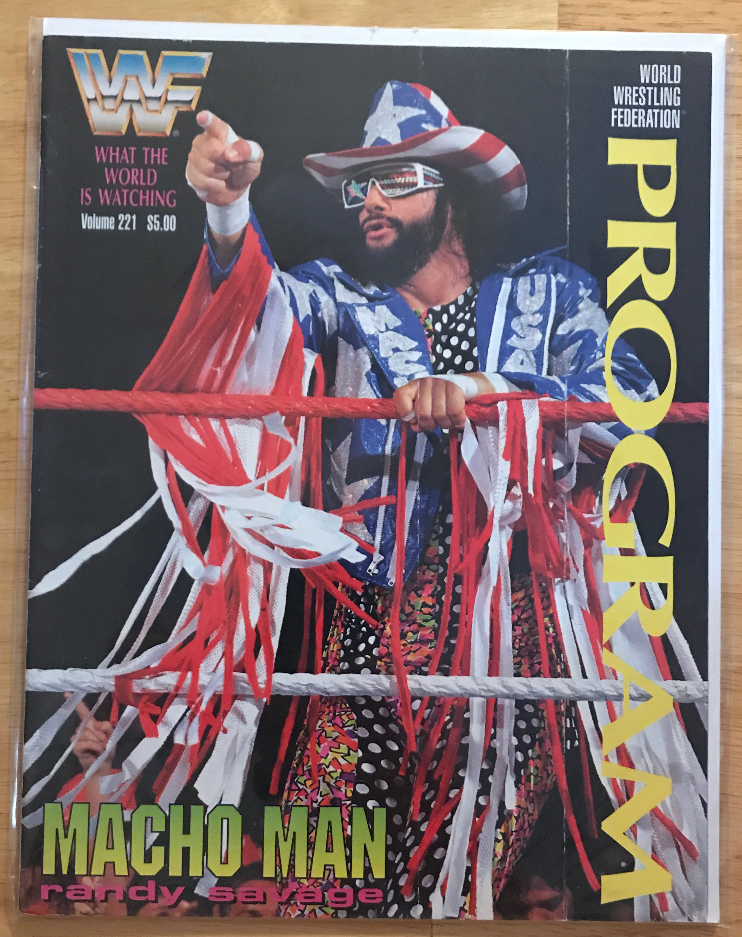 WWF Program Volume 221 magazine collectible - Main Image 1