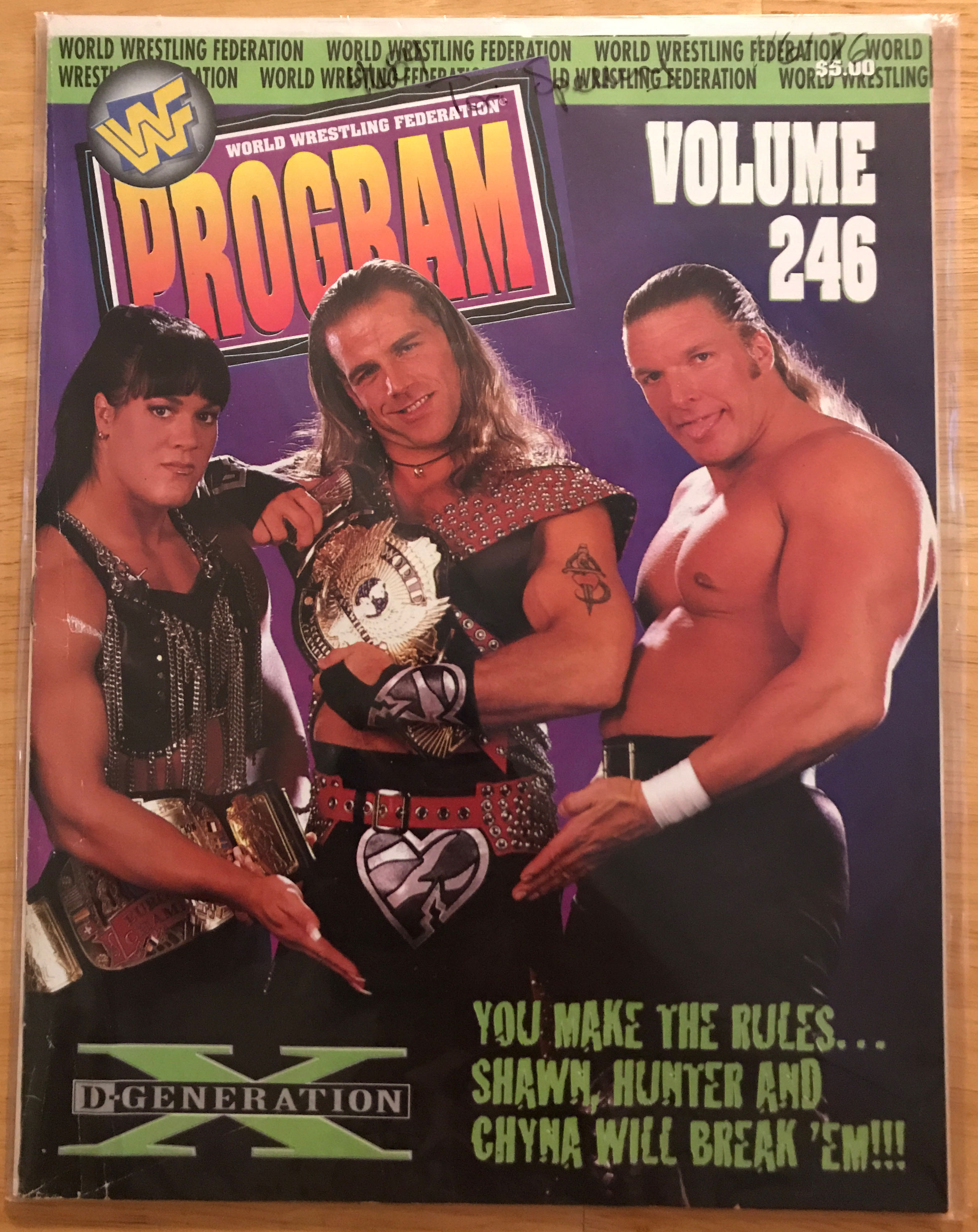 WWF Program Volume 157