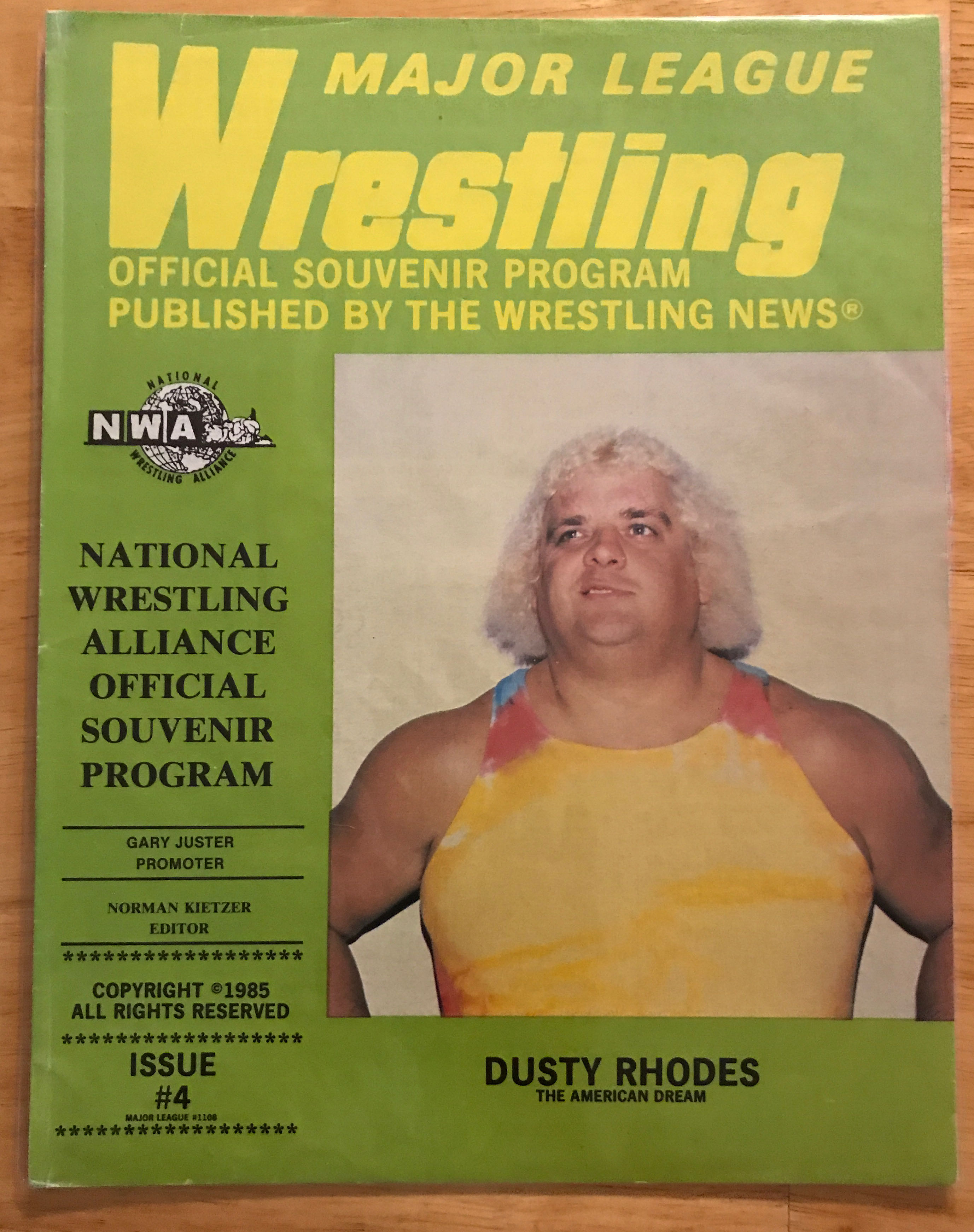 NWA Major League Wrestling Program 1985: #4 1985  magazine collectible - Main Image 2