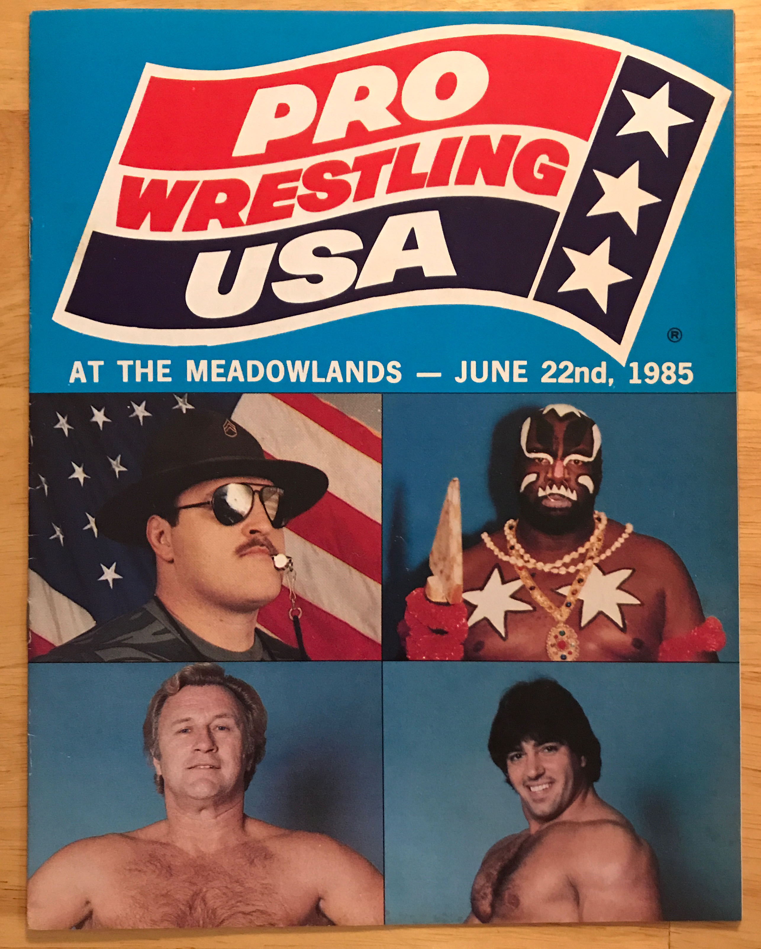 WWF Line Up Sheet MSG 08/25/1984