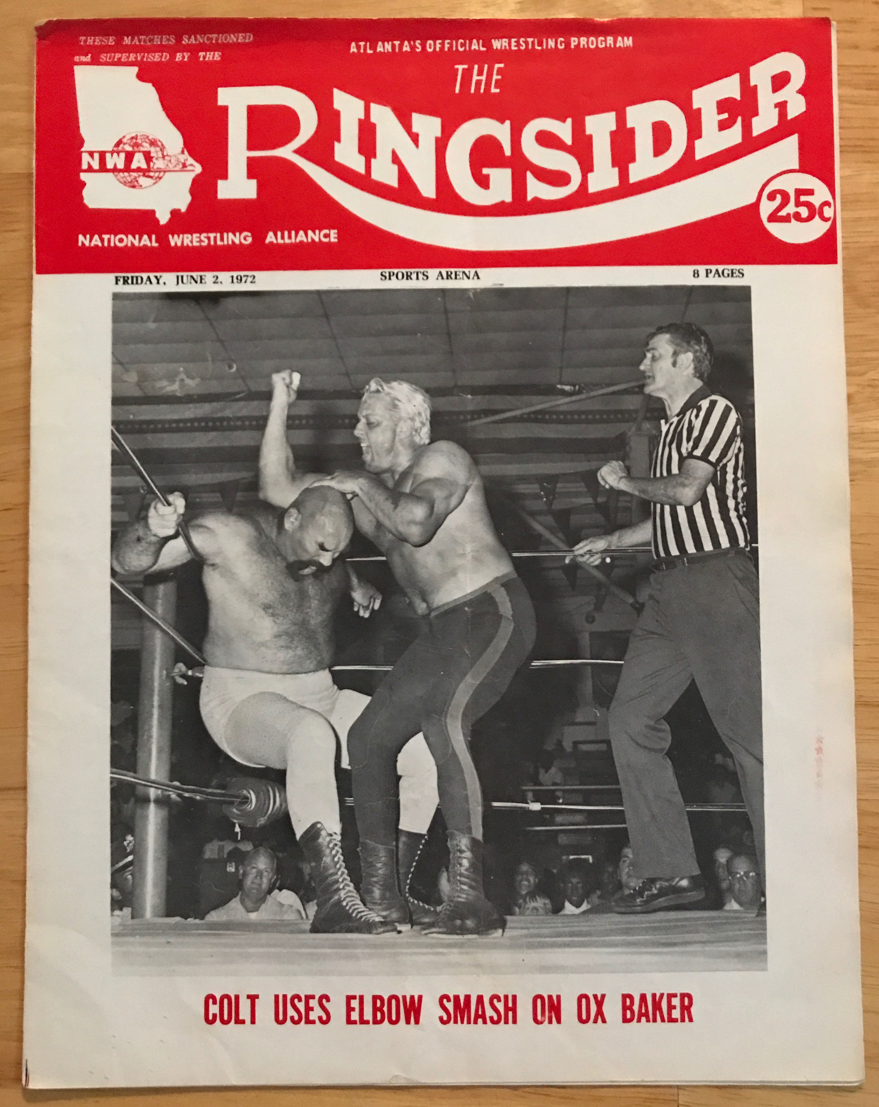 WWWF World Championship Wrestling from Boston Program 03/25/1972
