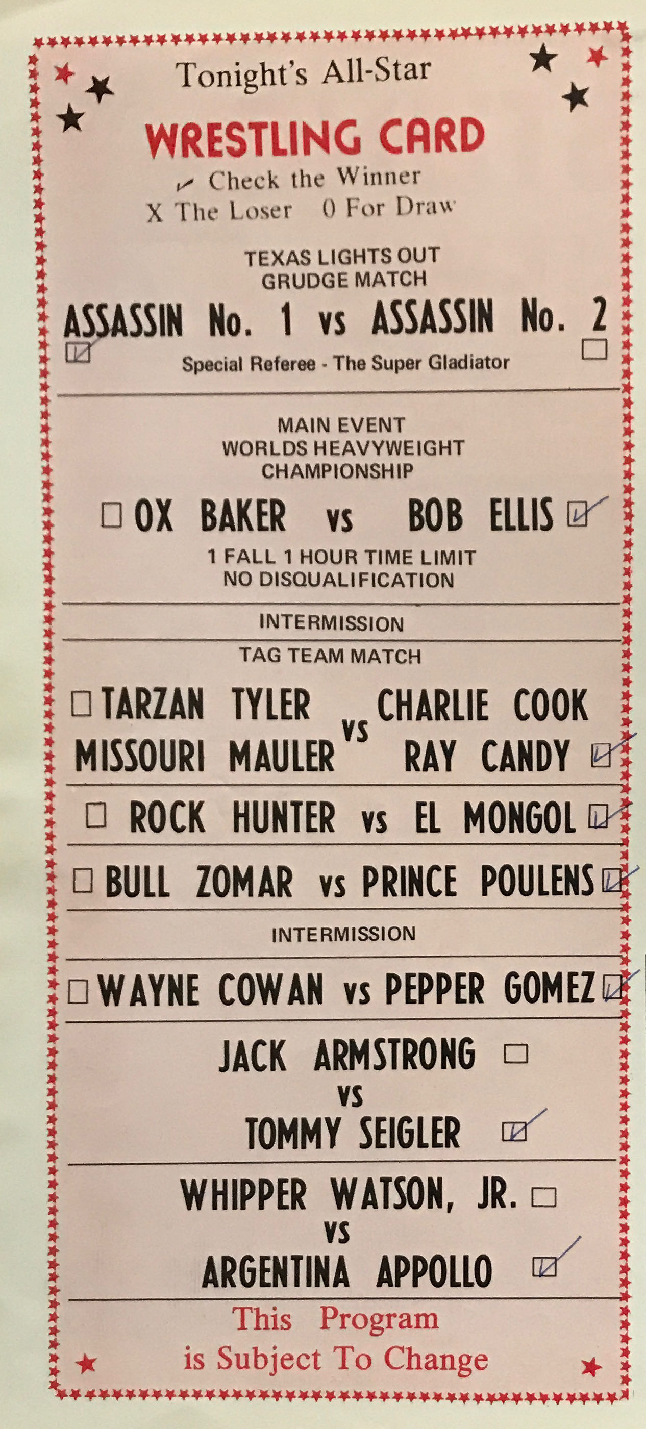 ASWA Georgia - Wrestling News Program 10/16/1973  (October) magazine collectible - Main Image 2